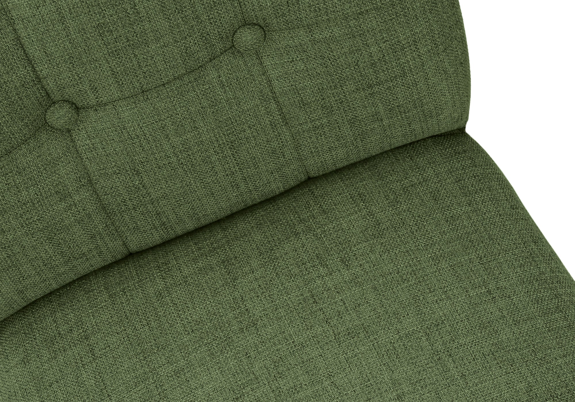 CHAISE - 2PCS - 38"H / REMBOURREE TISSU VERT – I 1219