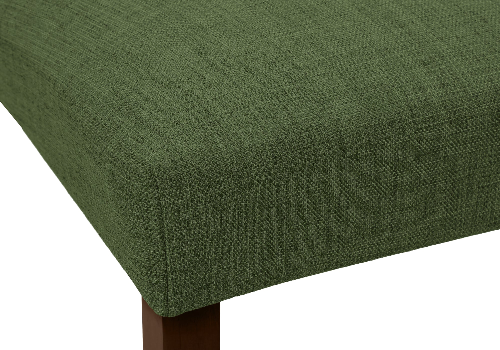 CHAISE - 2PCS - 38"H / REMBOURREE TISSU VERT – I 1219