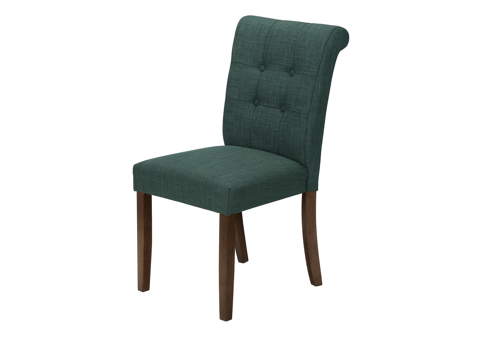CHAISE - 2PCS - 38"H / REMBOURREE TISSU BLEU – I 1220