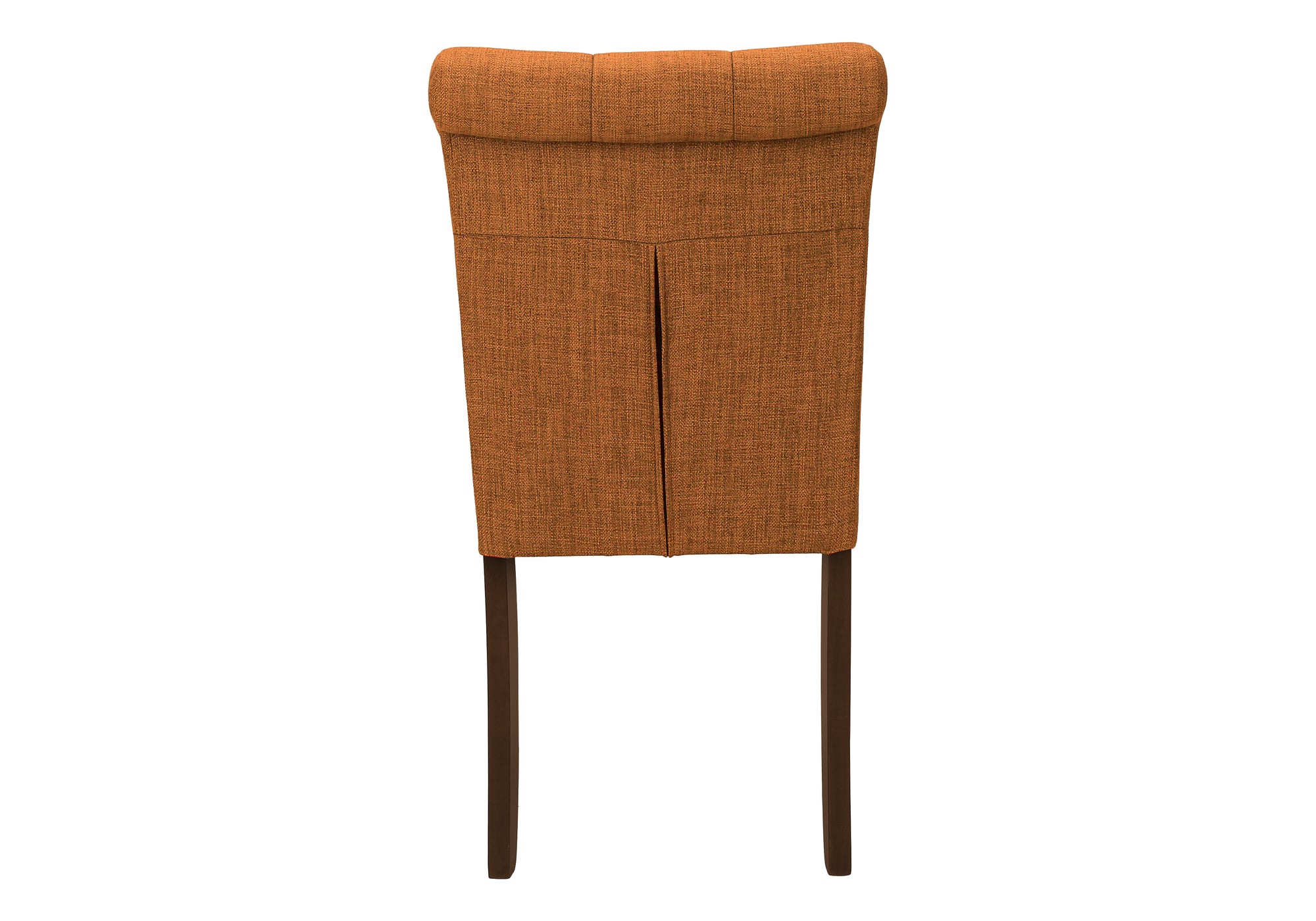 CHAISE - 2PCS - 38"H / REMBOURREE TISSU ORANGE – I 1221
