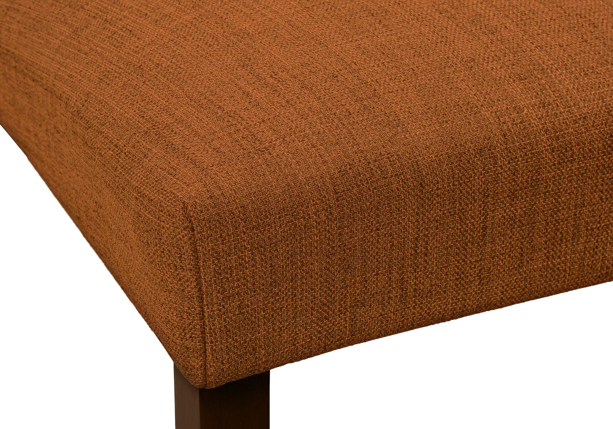 CHAISE - 2PCS - 38"H / REMBOURREE TISSU ORANGE – I 1221
