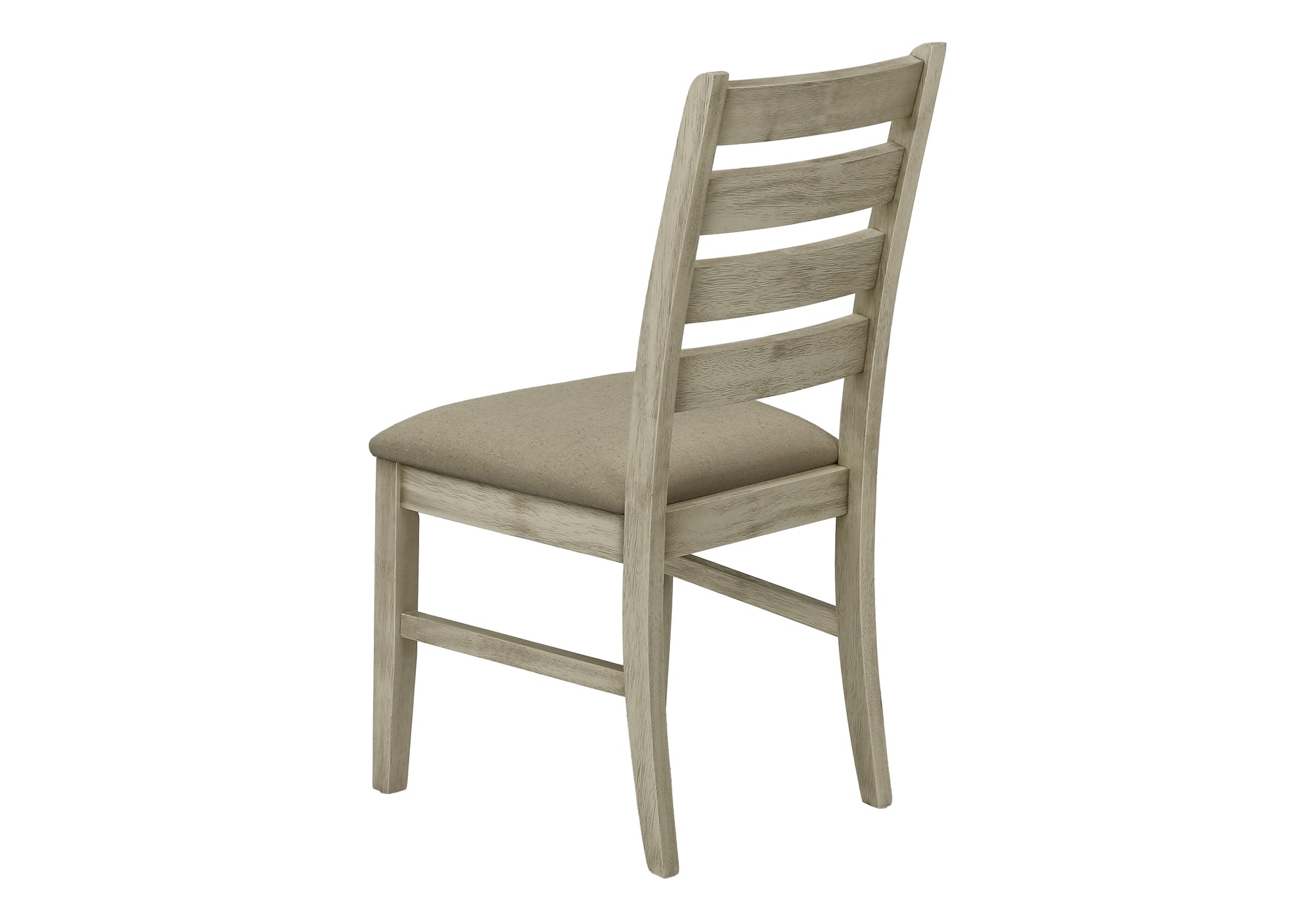 CHAISE - 2PCS - 38"H / REMBOURREE TISSU BEIGE – I 1336