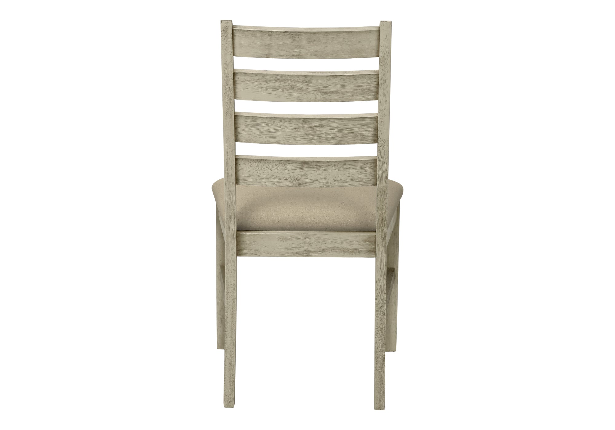 CHAISE - 2PCS - 38"H / REMBOURREE TISSU BEIGE – I 1336