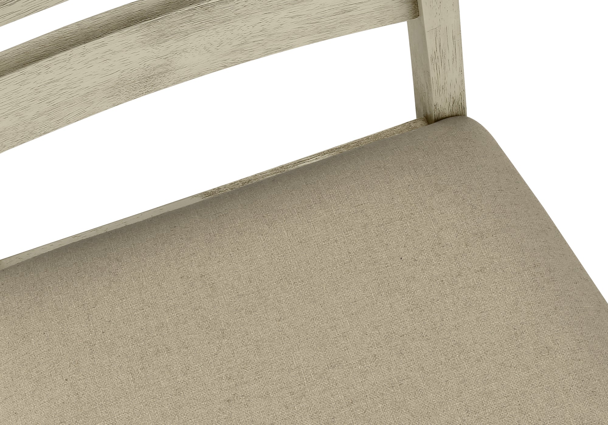 CHAISE - 2PCS - 38"H / REMBOURREE TISSU BEIGE – I 1336
