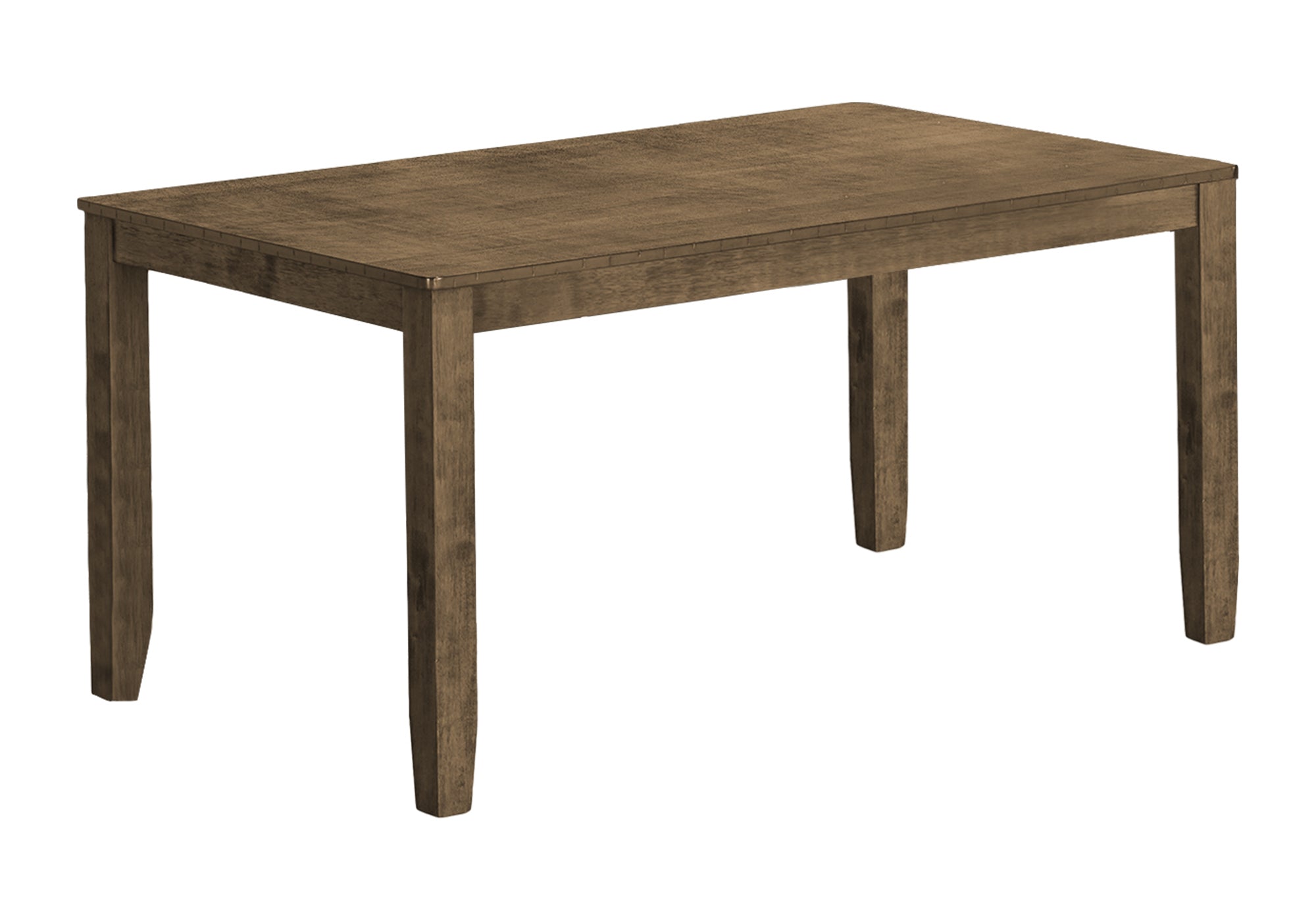 TABLE A MANGER - 36"X 60" BOIS PLAQUE ANTIQUE BRUN – I 1341