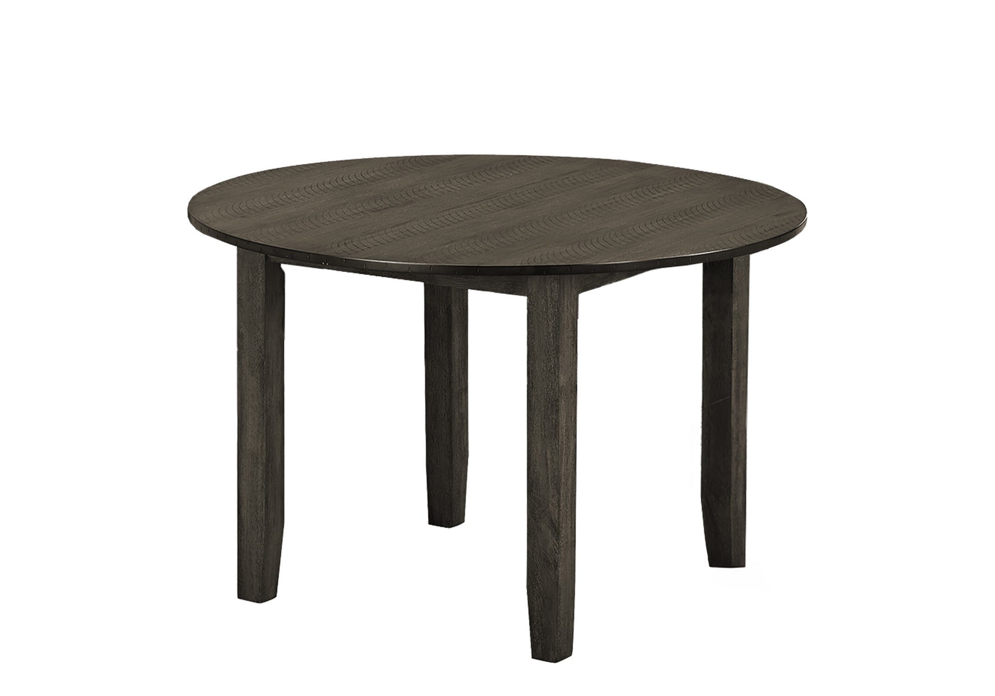 TABLE A MANGER - 48"X 48" BOIS PLAQUE GRIS ANTIQUE – I 1348