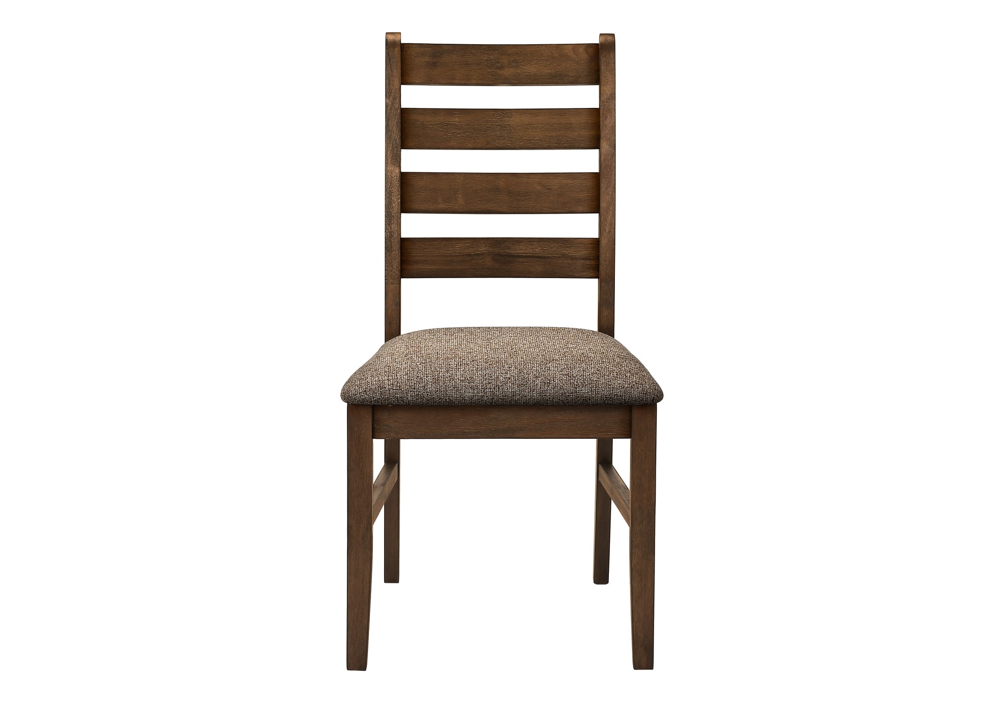CHAISE - 2PCS - 38"H / REMBOURREE TISSU BRUN – I 1355