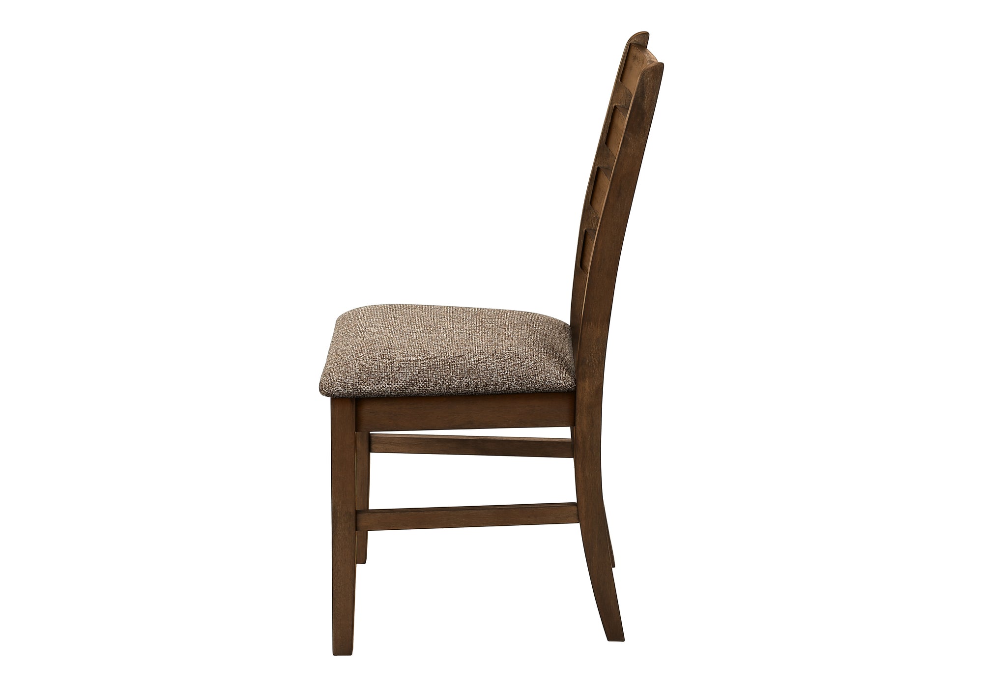CHAISE - 2PCS - 38"H / REMBOURREE TISSU BRUN – I 1355