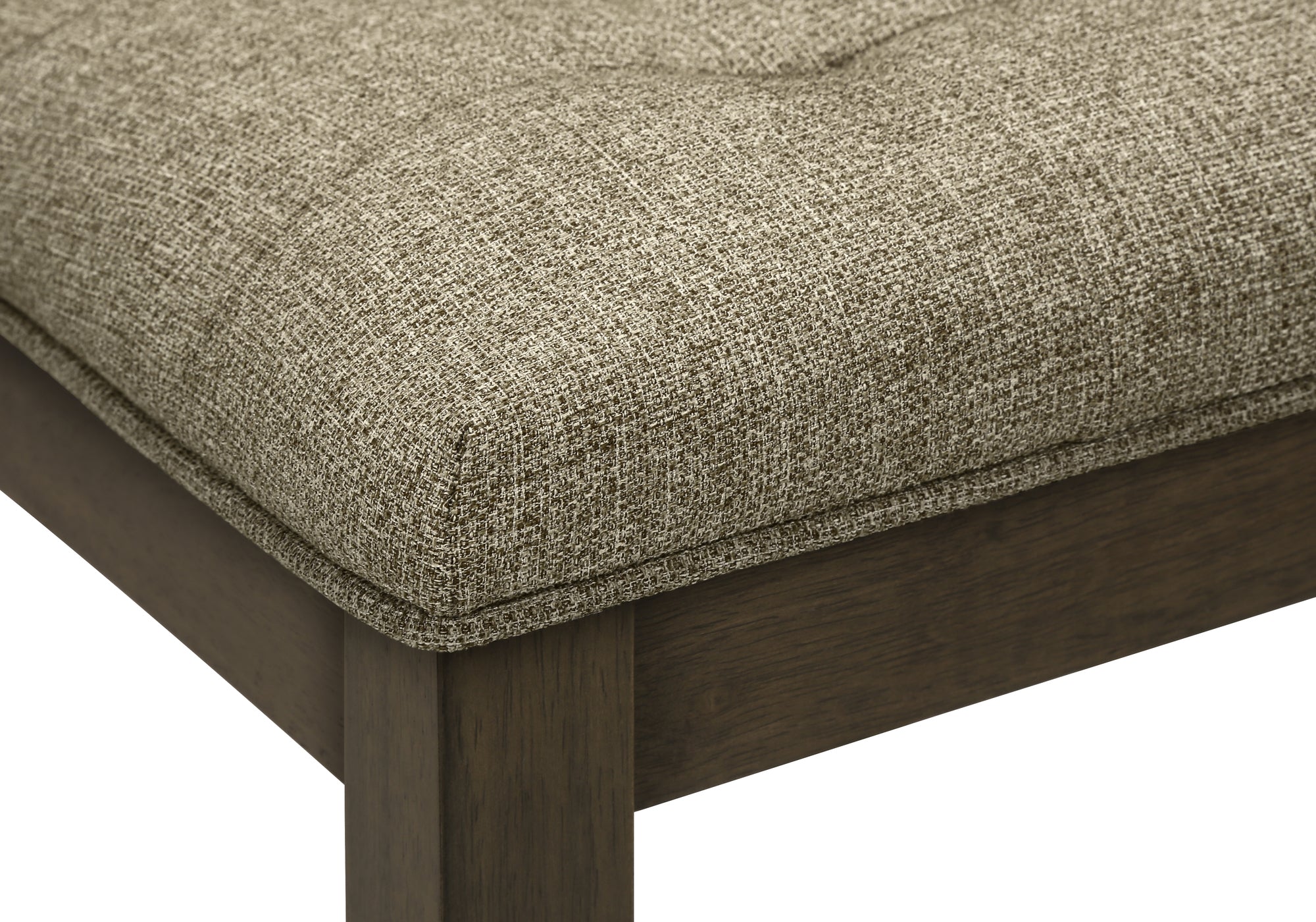 CHAISE - 2PCS / 37"H / GRIS / SIEGE TISSU BRUN – I 1378