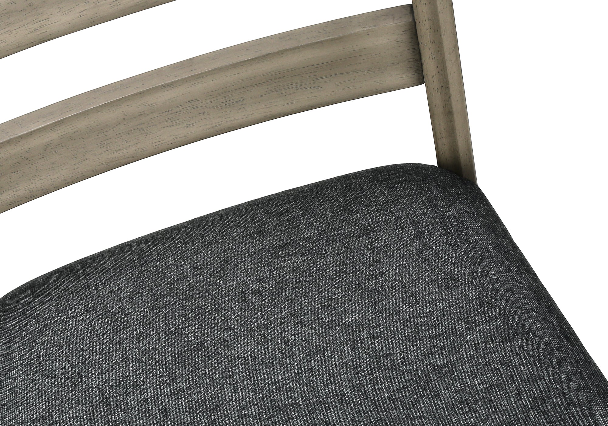 CHAISE - 2PCS - 42"H / GRIS ANTIQUE HAUTEUR COMPTOIR – I 1382