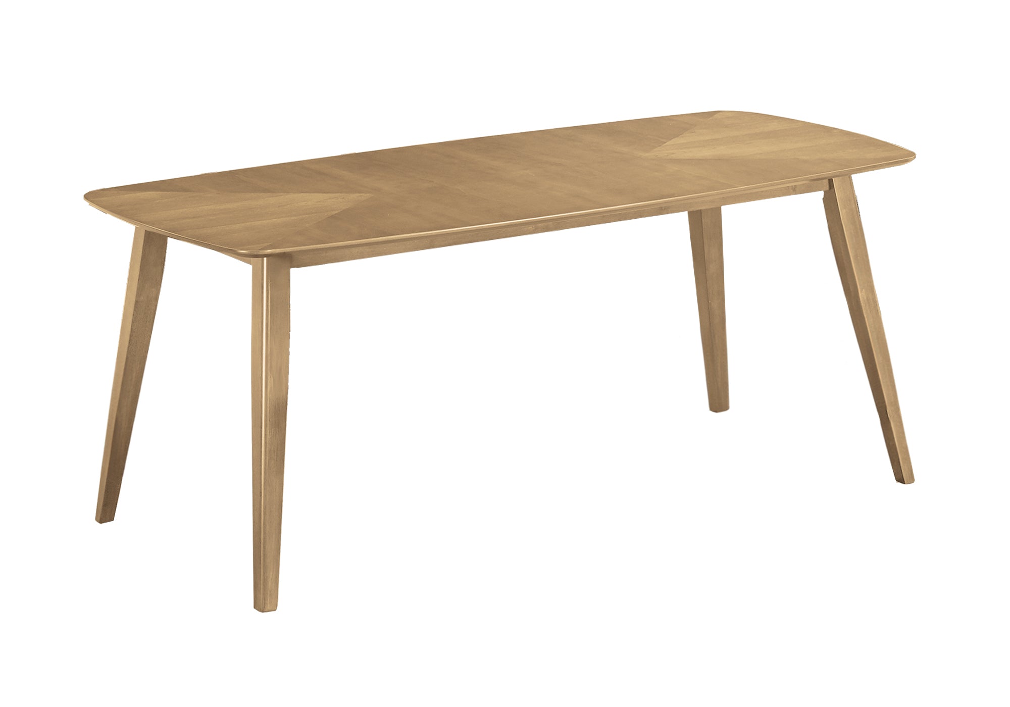 TABLE A MANGER - 36"X 72" / BOIS PLAQUE NOYER PALE – I 1384