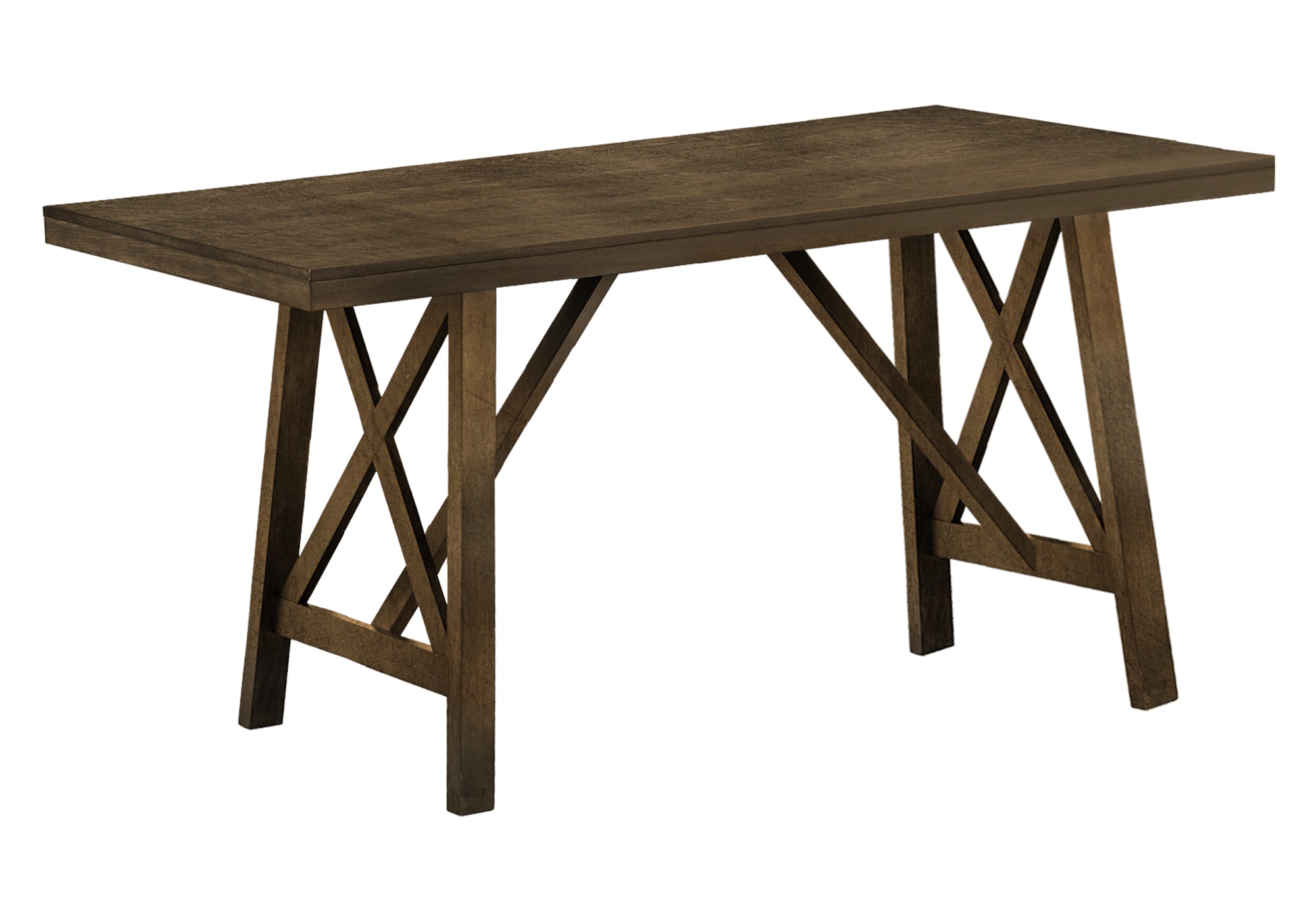 TABLE A MANGER - 36"X 72" BOIS PLAQUE NOYER HAUT COMPTOIR – I 1387