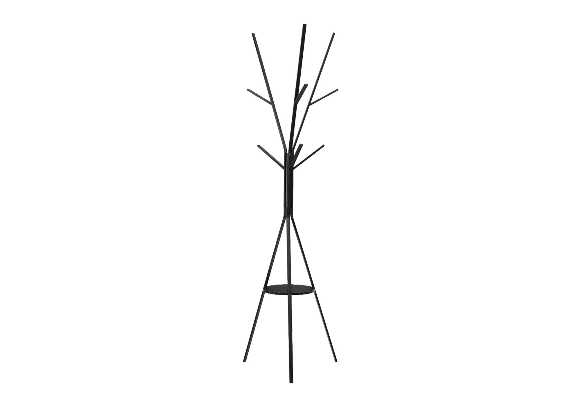 PATERE - 72"H / STYLE CONTEMPORAIN METAL NOIR – I 2010
