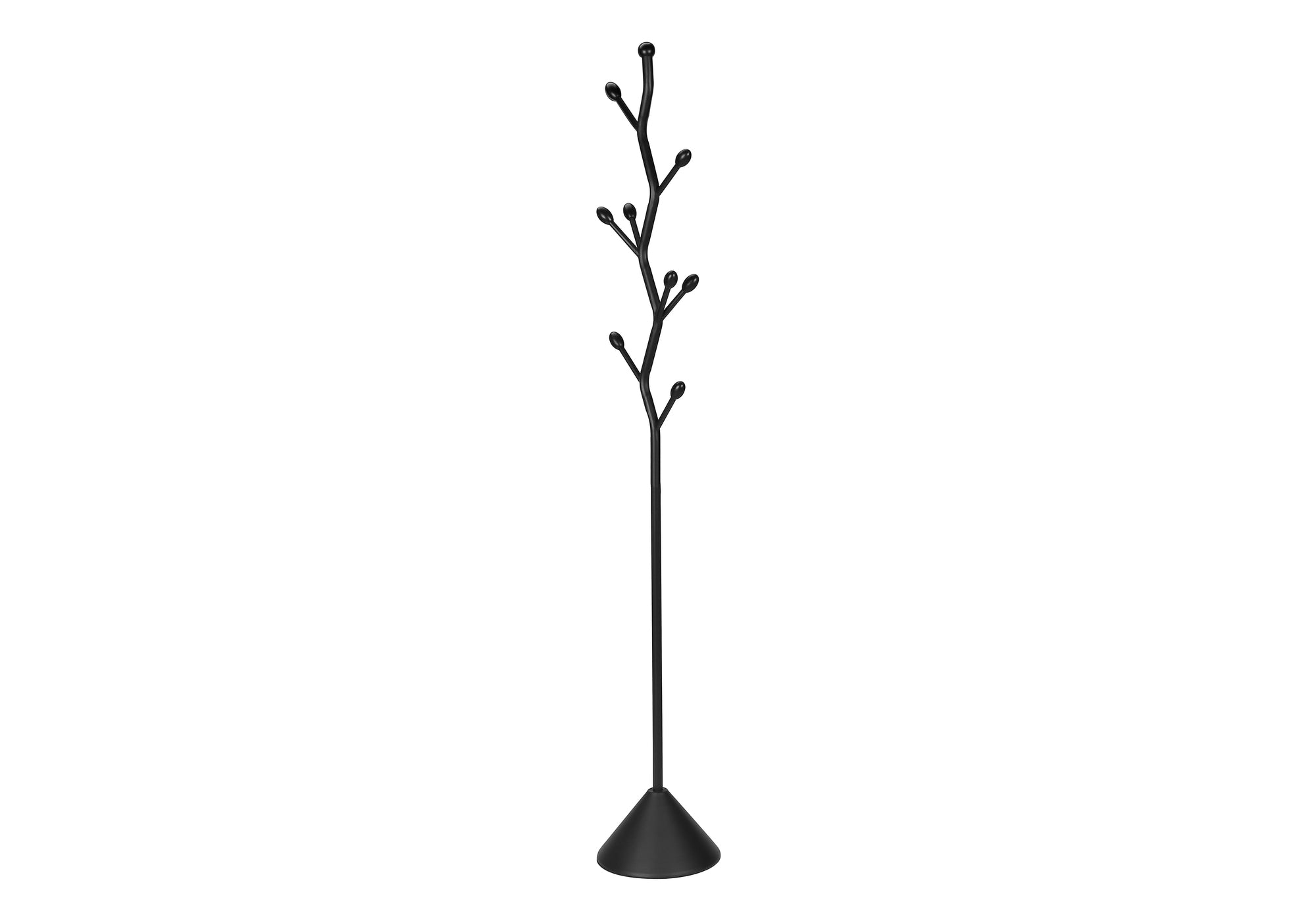 PATERE - 72"H / STYLE CONTEMPORAIN METAL NOIR SATINE – I 2020