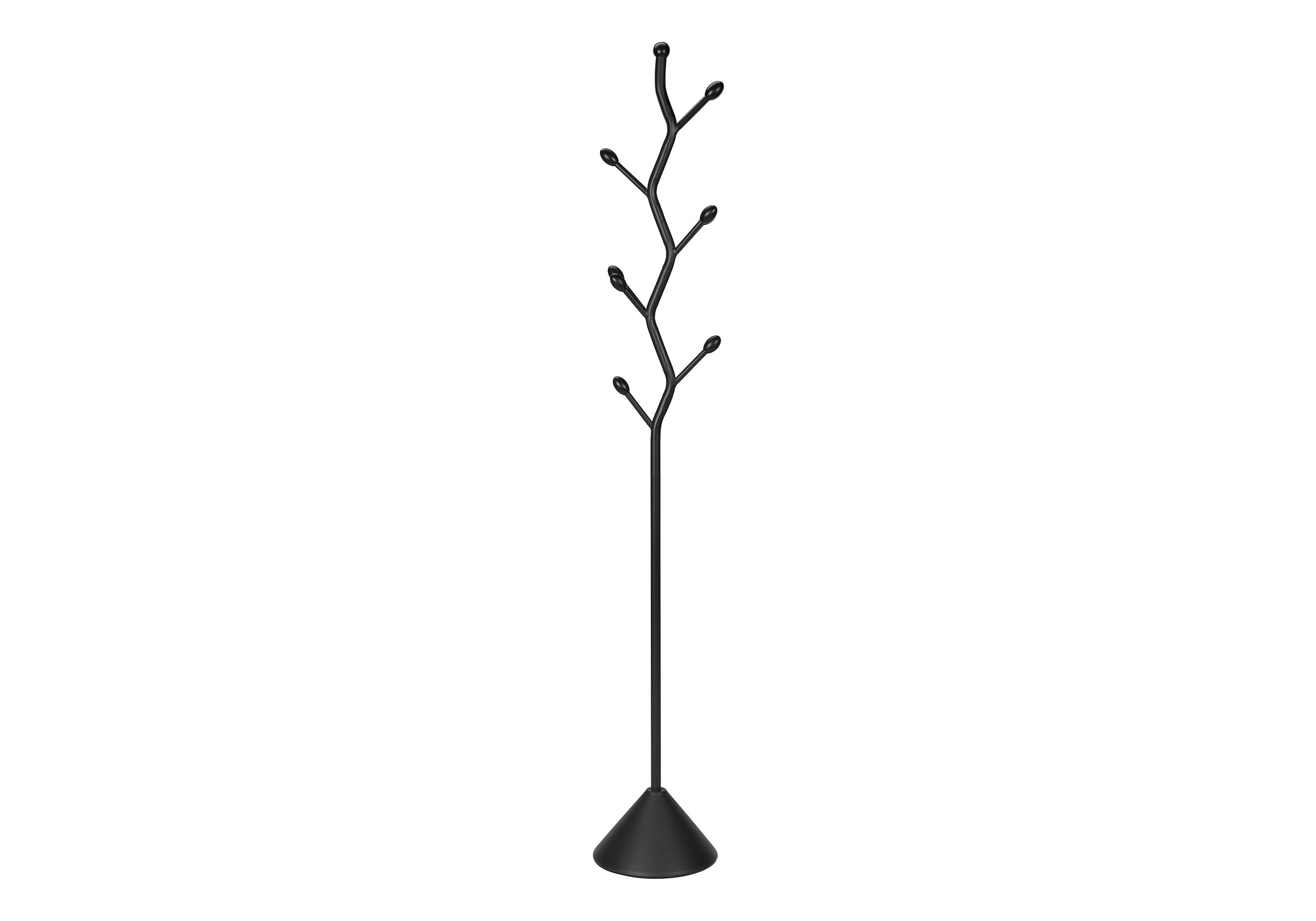 PATERE - 72"H / STYLE CONTEMPORAIN METAL NOIR SATINE – I 2020