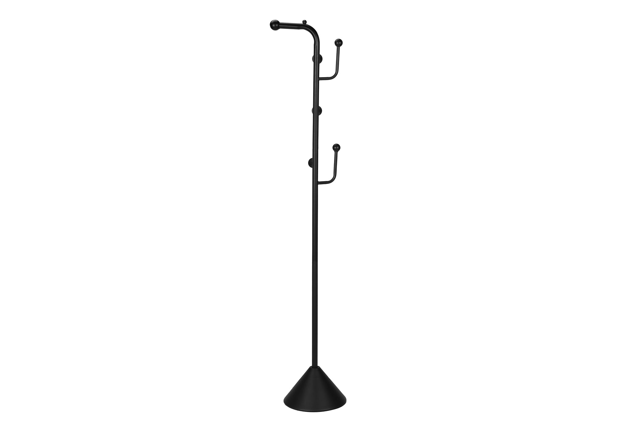 PATERE - 66"H / STYLE CONTEMPORAIN METAL NOIR SATINE – I 2021