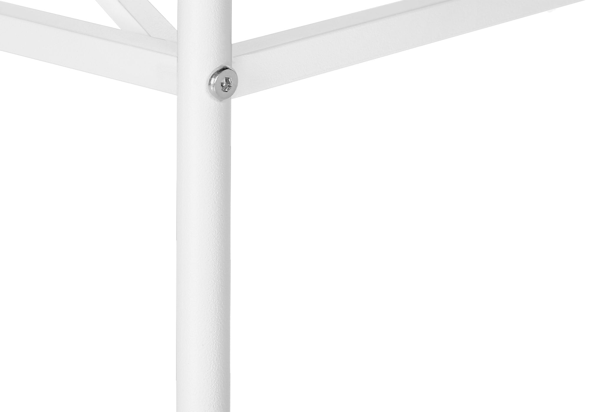 TABLE DE CHEVET - 24"H / BLANC / METAL BLANC – I 2079.