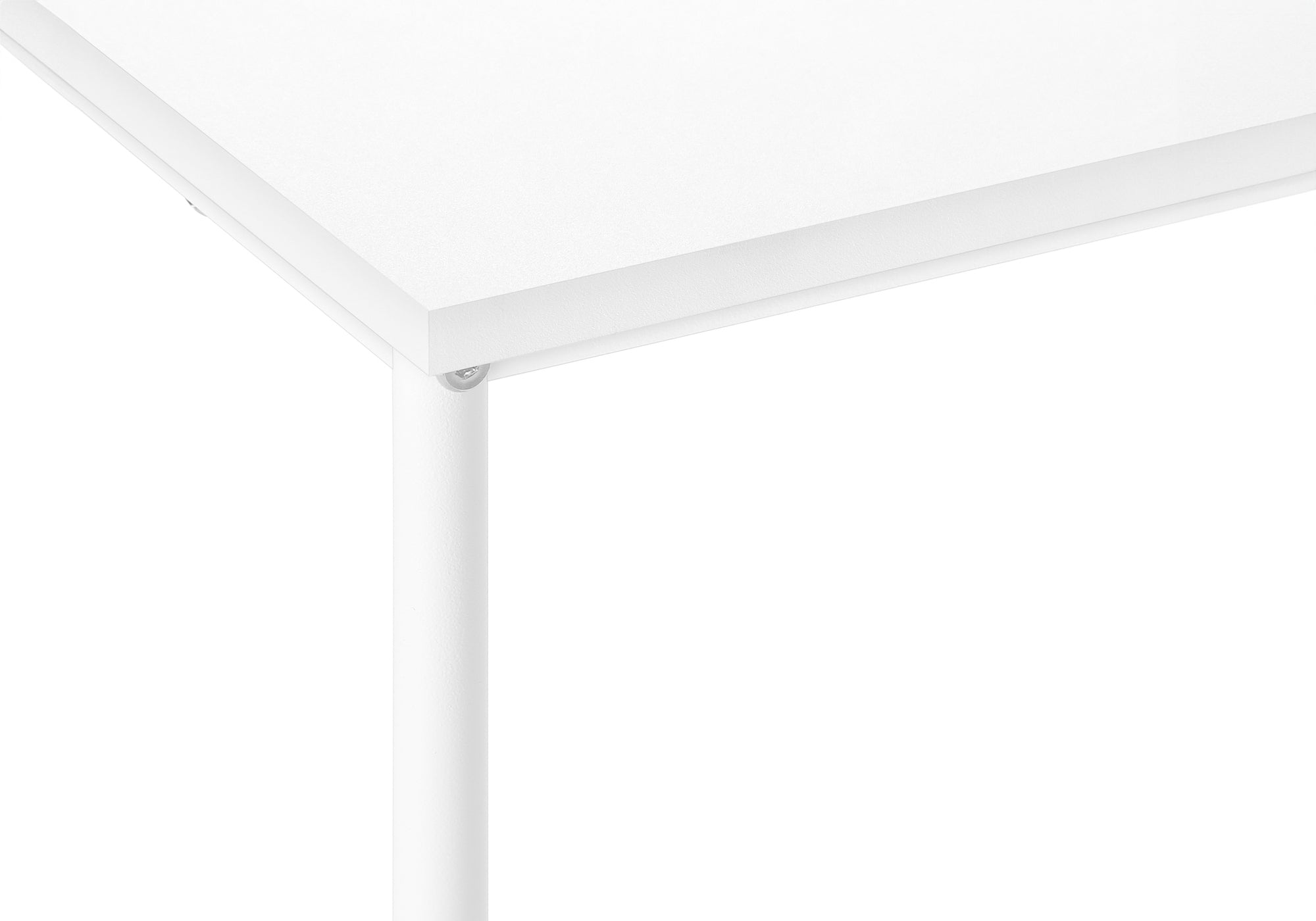 TABLE DE CHEVET - 24"H / BLANC / METAL BLANC – I 2079.