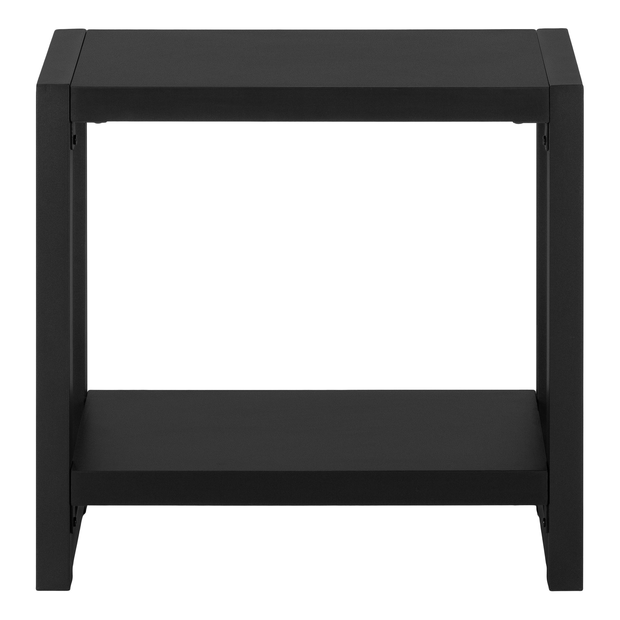 TABLE DE CHEVET - 22"H / NOIR / METAL NOIR – I 2081.