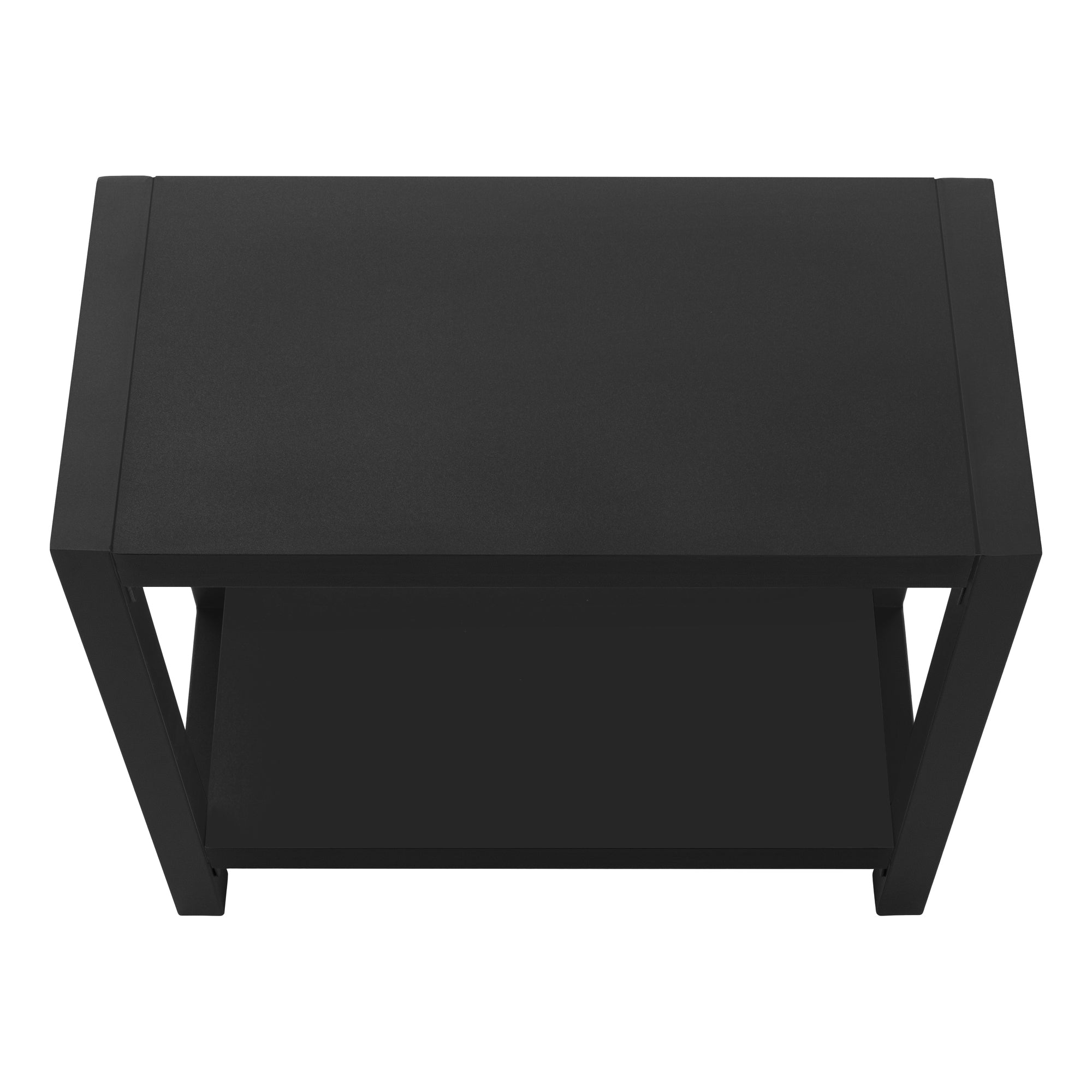 TABLE DE CHEVET - 22"H / NOIR / METAL NOIR – I 2081.