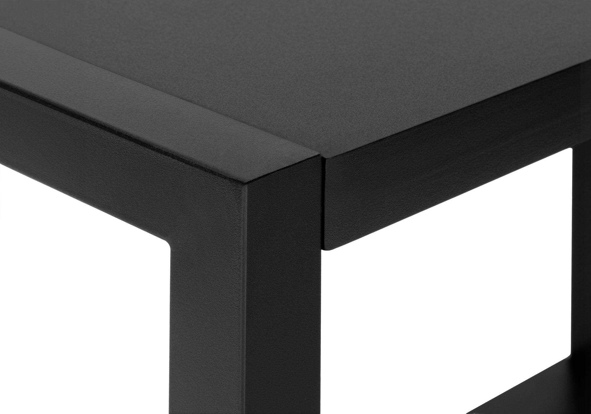 TABLE DE CHEVET - 22"H / NOIR / METAL NOIR – I 2081.
