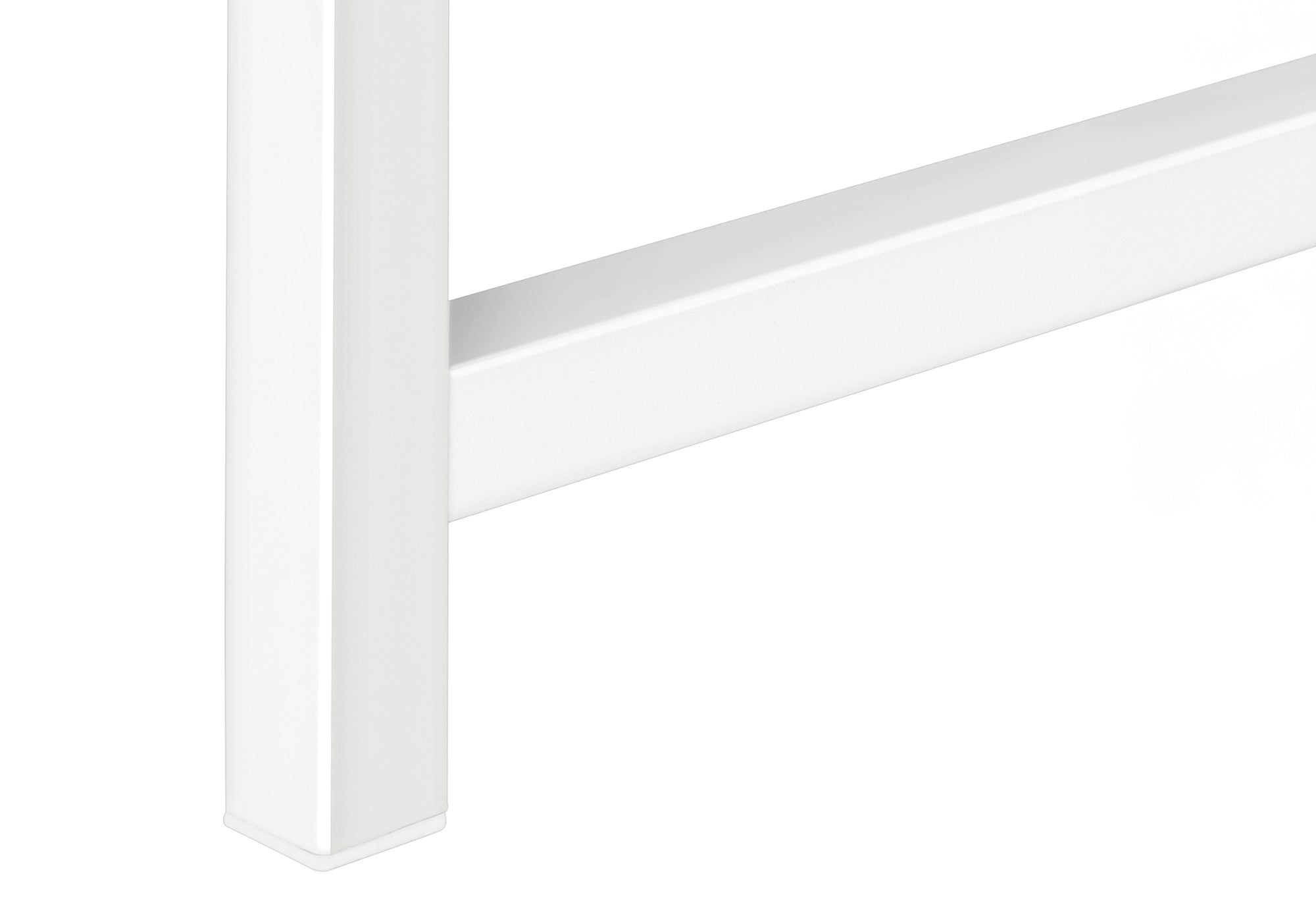 TABLE D'APPOINT - 36"L / BLANC / CONSOLE DE COIN – I 2160.