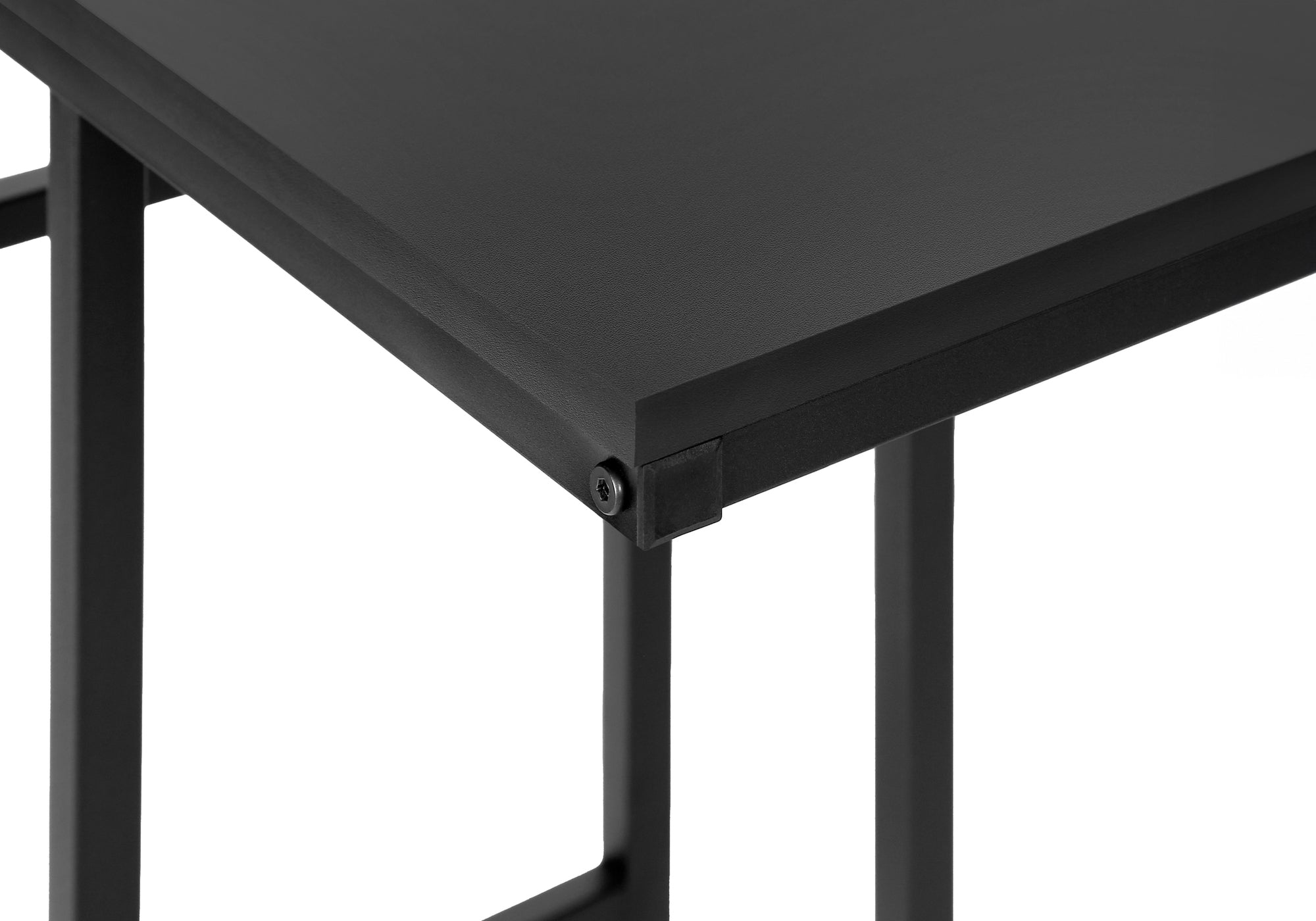 TABLE DE CHEVET - 24"H / NOIR / METAL NOIR – I 2170.