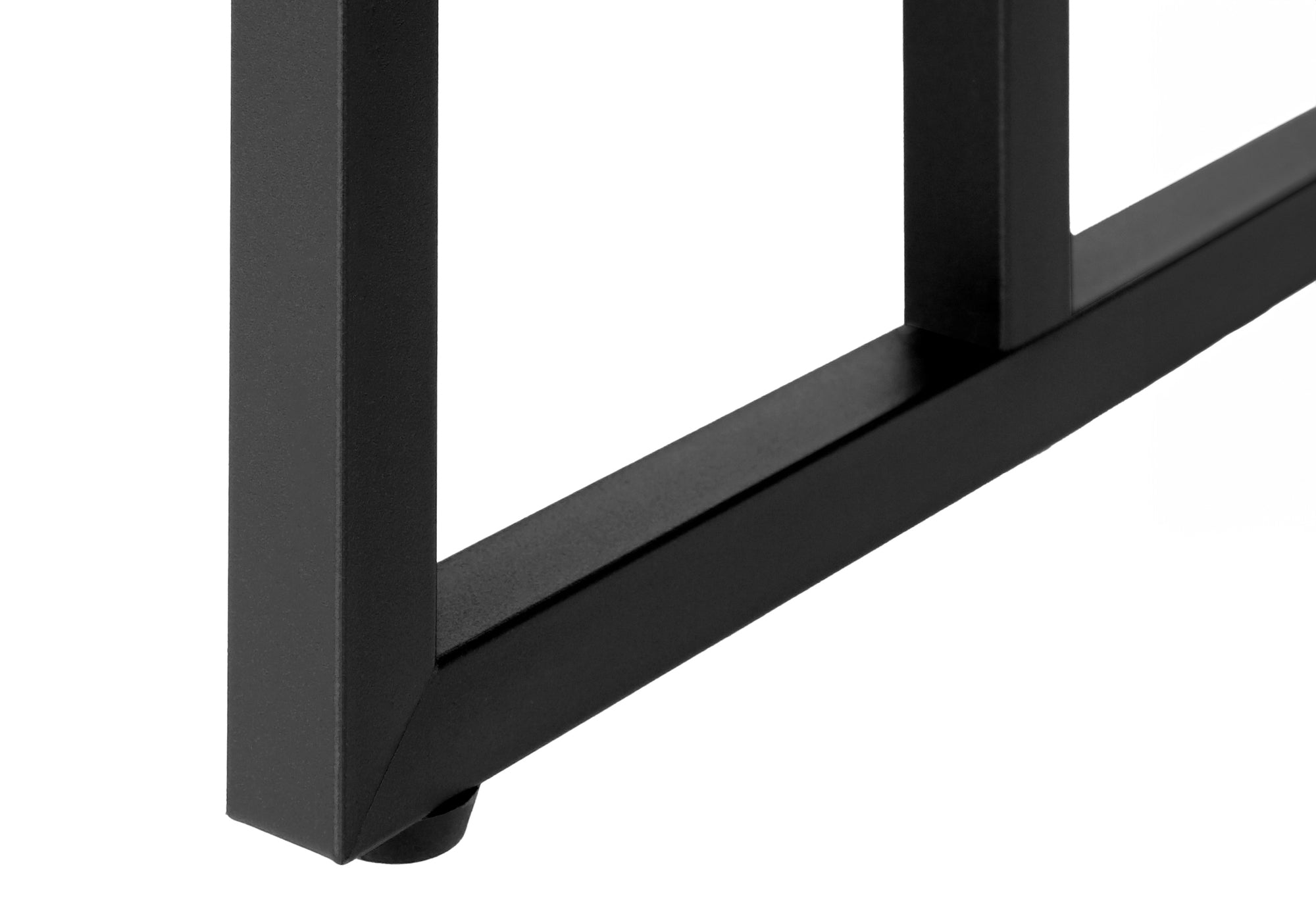TABLE DE CHEVET - 24"H / TAUPE FONCE / METAL NOIR – I 2172.