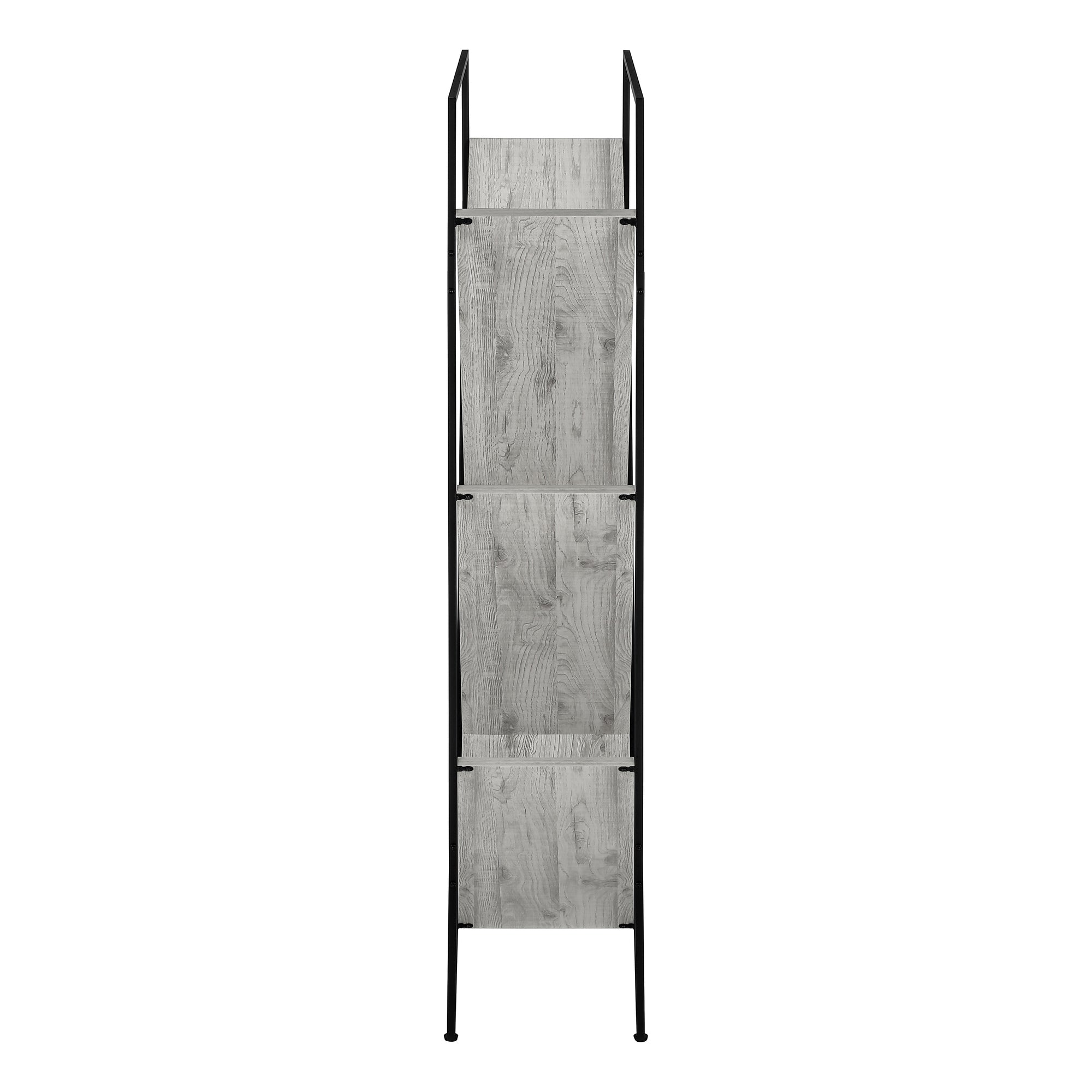 ETAGERE - 60"H / GRIS / METAL NOIR – I 2200.
