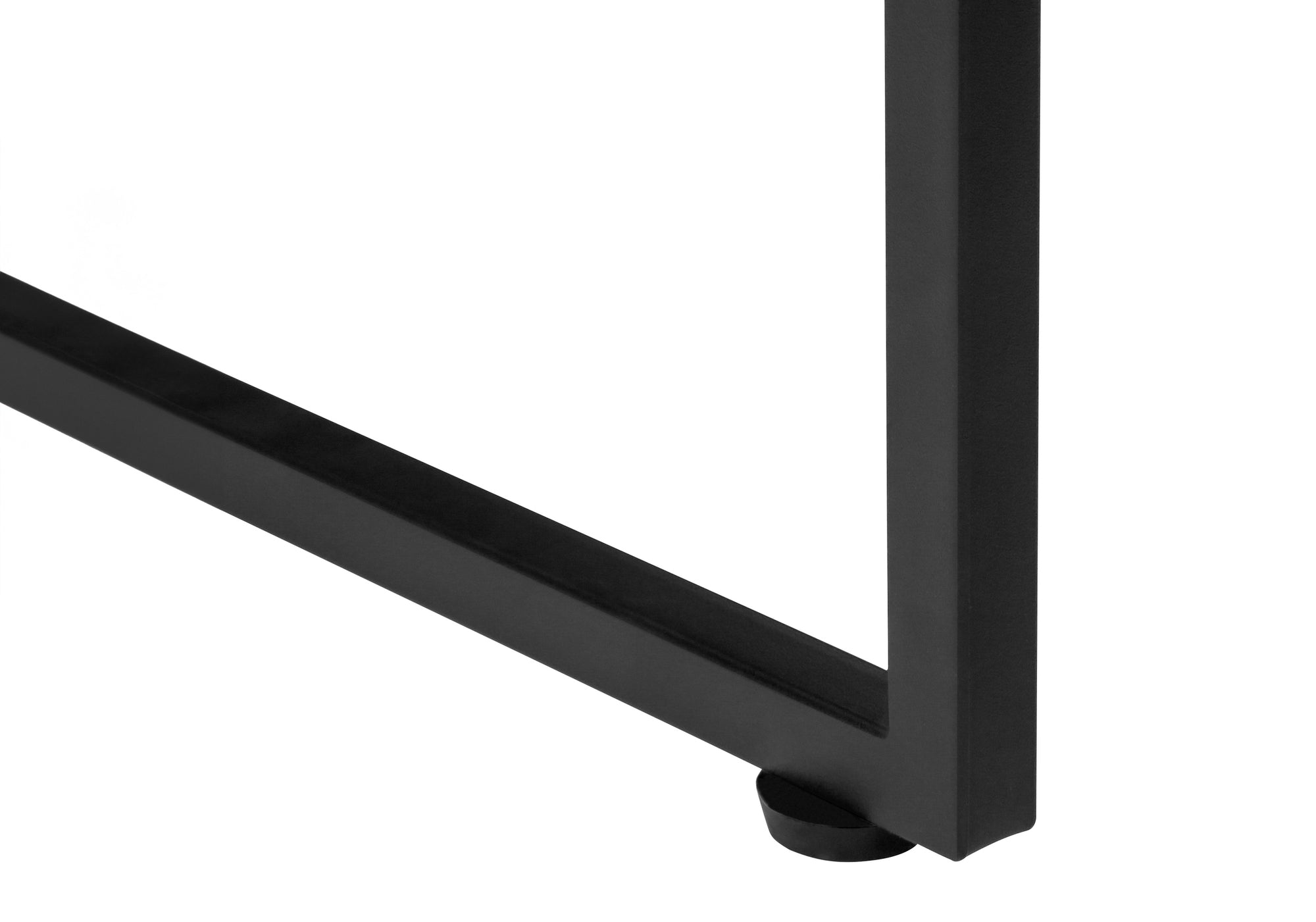 ETAGERE - 60"H / FAUX BOIS BRUN  / METAL NOIR – I 2202.