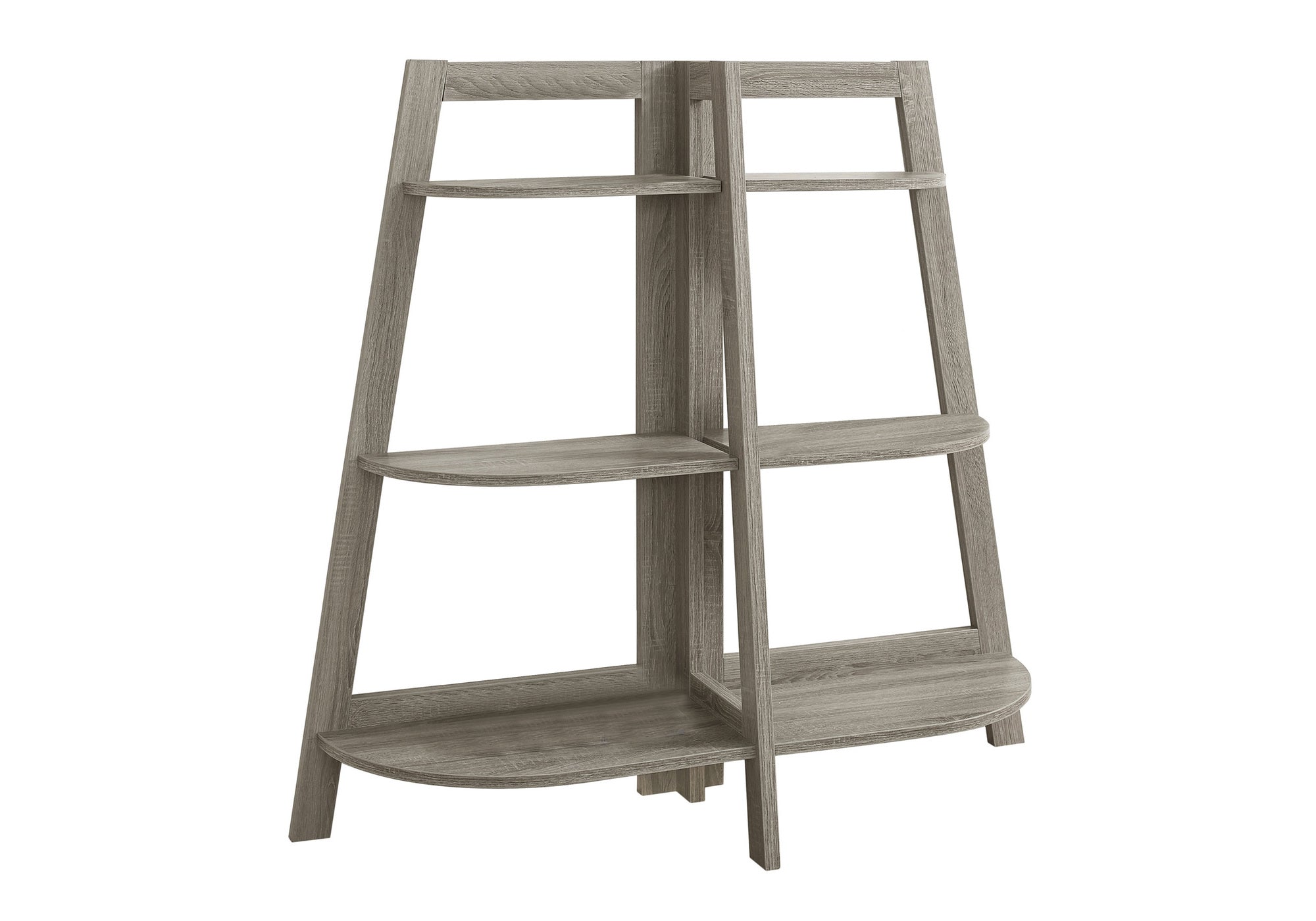 ETAGERE - 48"H / ETAGERE D'APPOINT TAUPE FONCE – I 2428