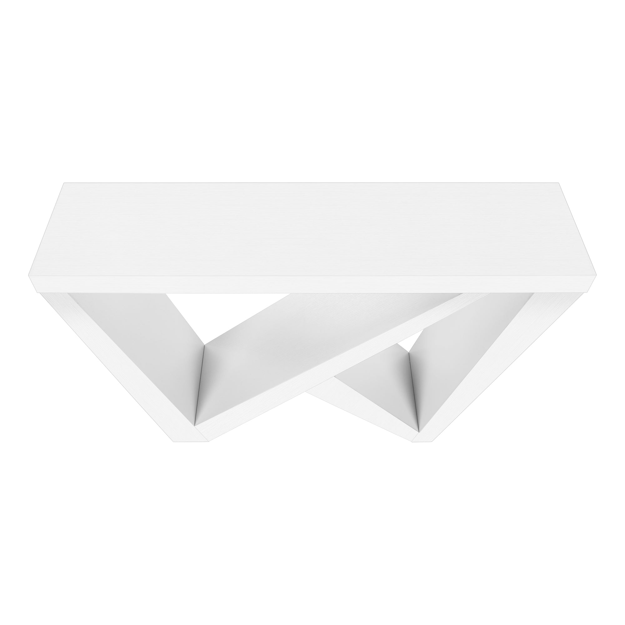 TABLE D'APPOINT - 48"L / CONSOLE D'ENTREE BLANC – I 2429.