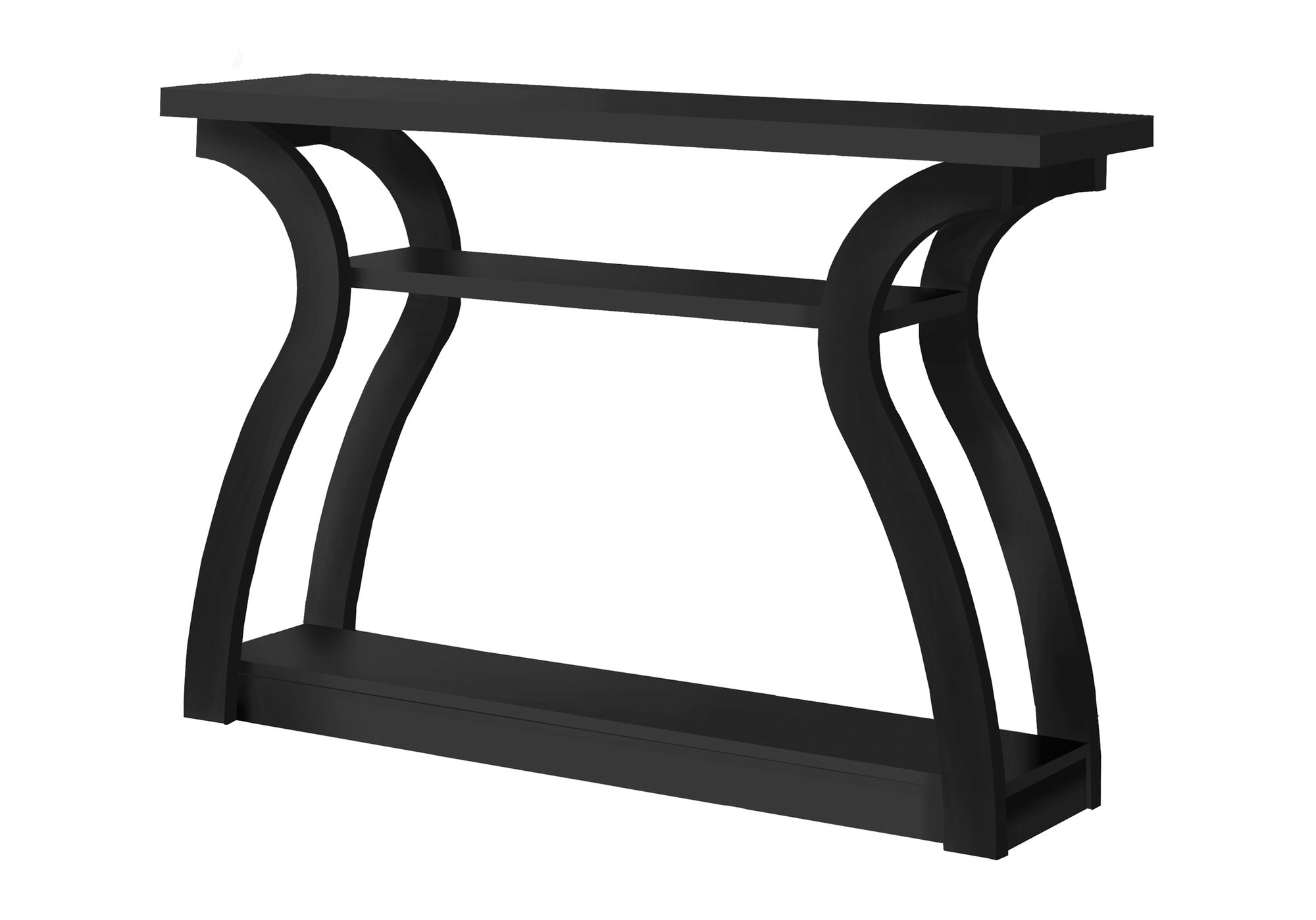 TABLE D'APPOINT - 47"L / CONSOLE D'ENTREE NOIR – I 2439.