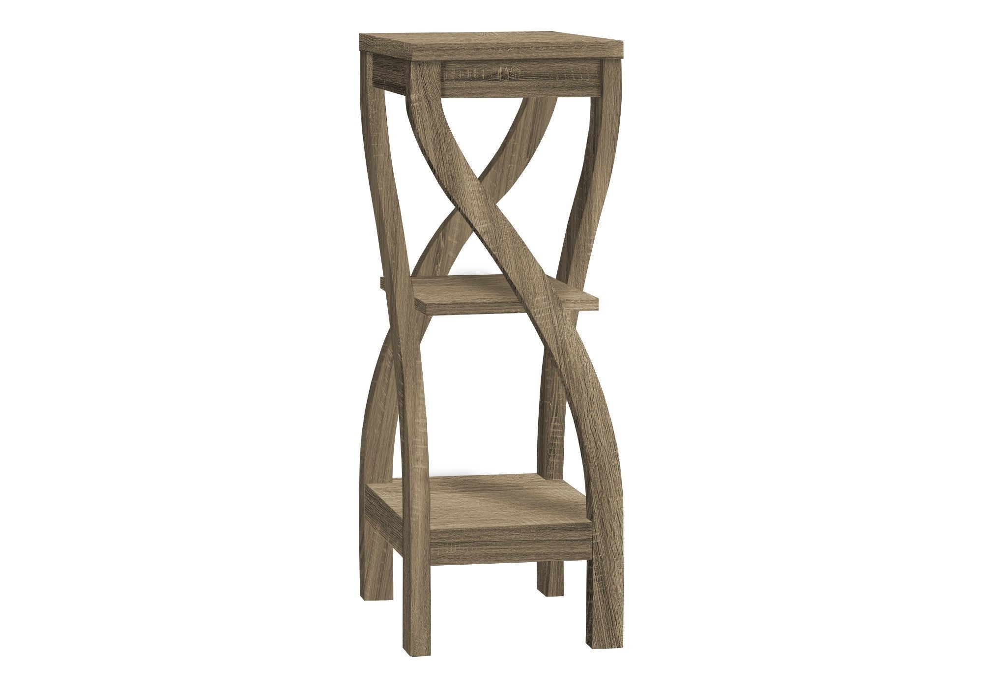 TABLE DE CHEVET - 32"H / TAUPE FONCE – I 2480.