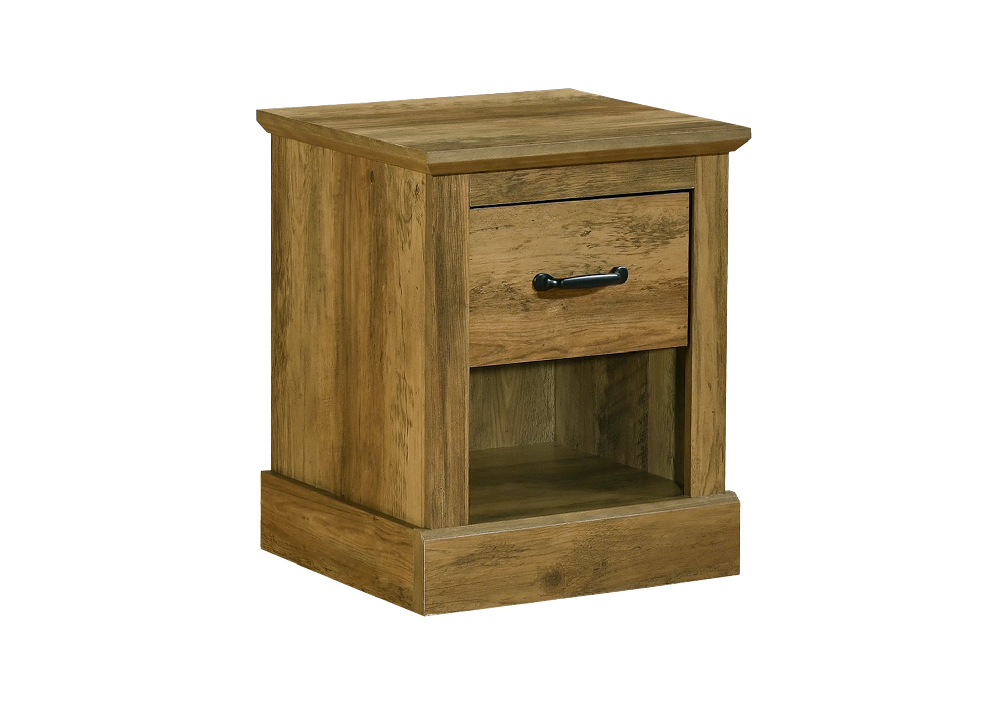 TABLE D'APPOINT - 24"H / BRUN FONCE CHENE / 1 TIROIR – I 2526