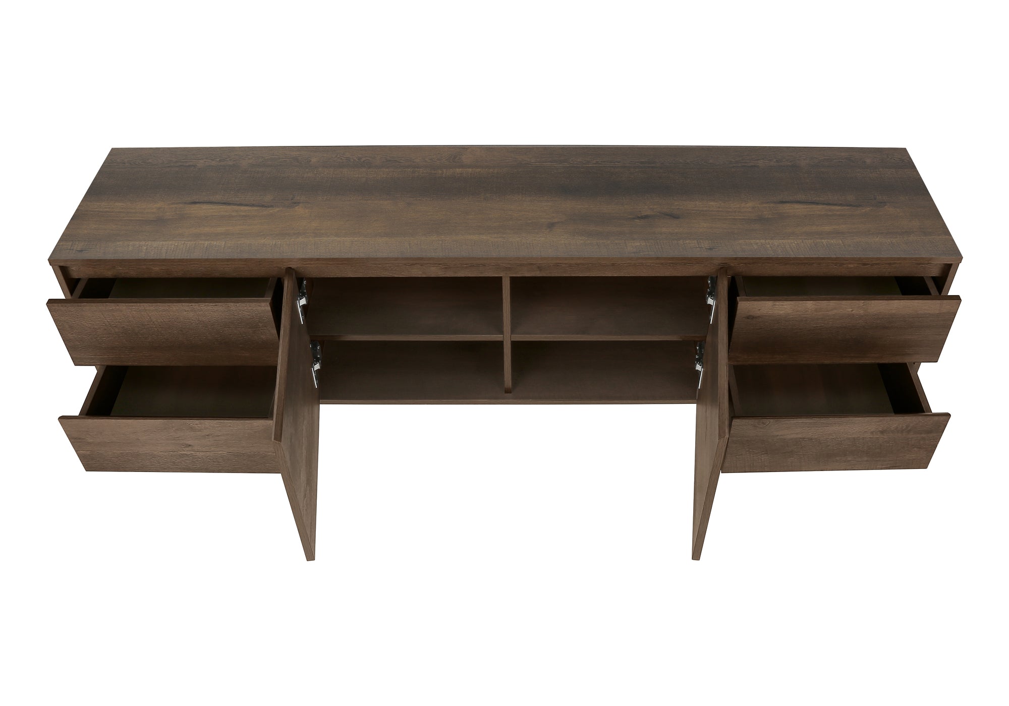MEUBLE TV - 72"L / BRUN SIMILI-BOIS – I 2718