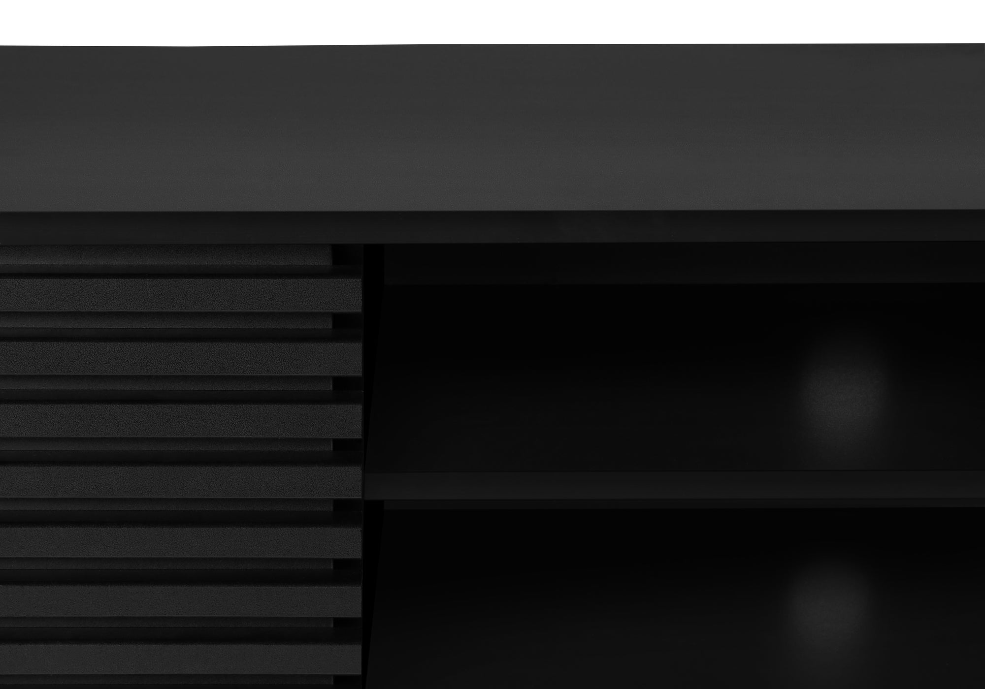 MEUBLE TV - 72"L / NOIR AVEC 2 PORTES – I 2783