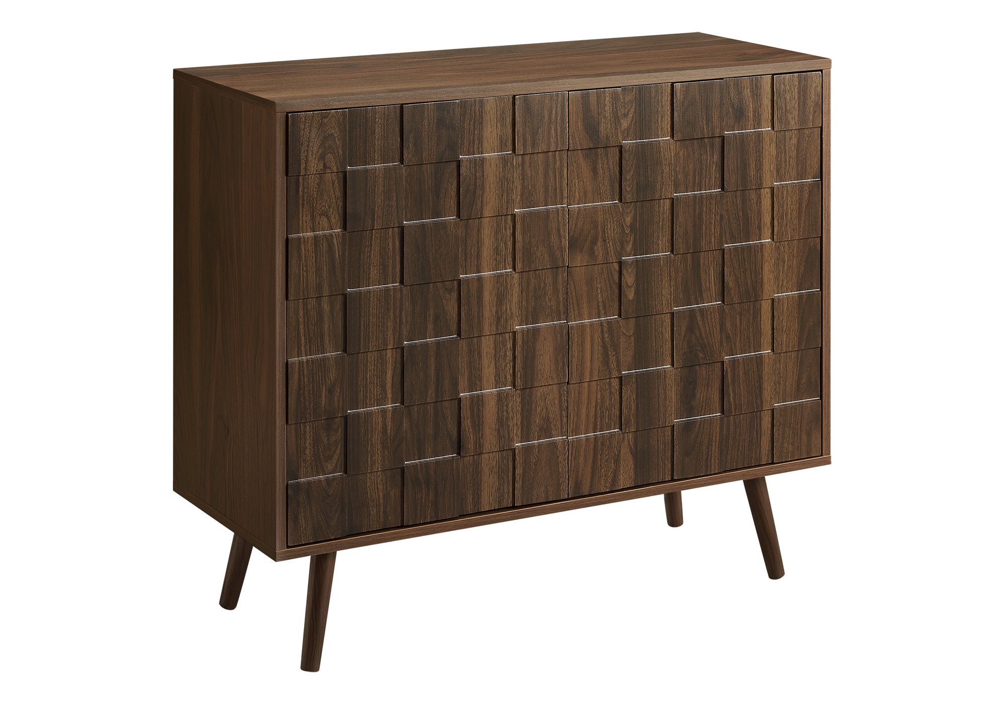 COMMODE - 32"H / NOYER FONCE AVEC 2 PORTES – I 2789