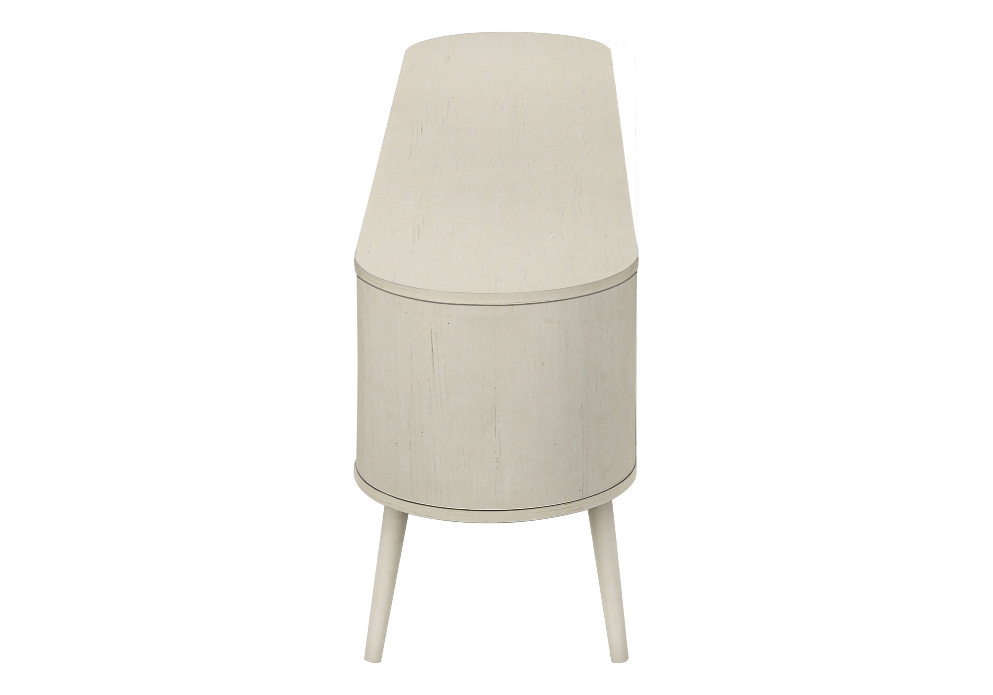 MEUBLE TV - 72"L / BLANC ANTIQUE AVEC 4 PORTES – I 2799
