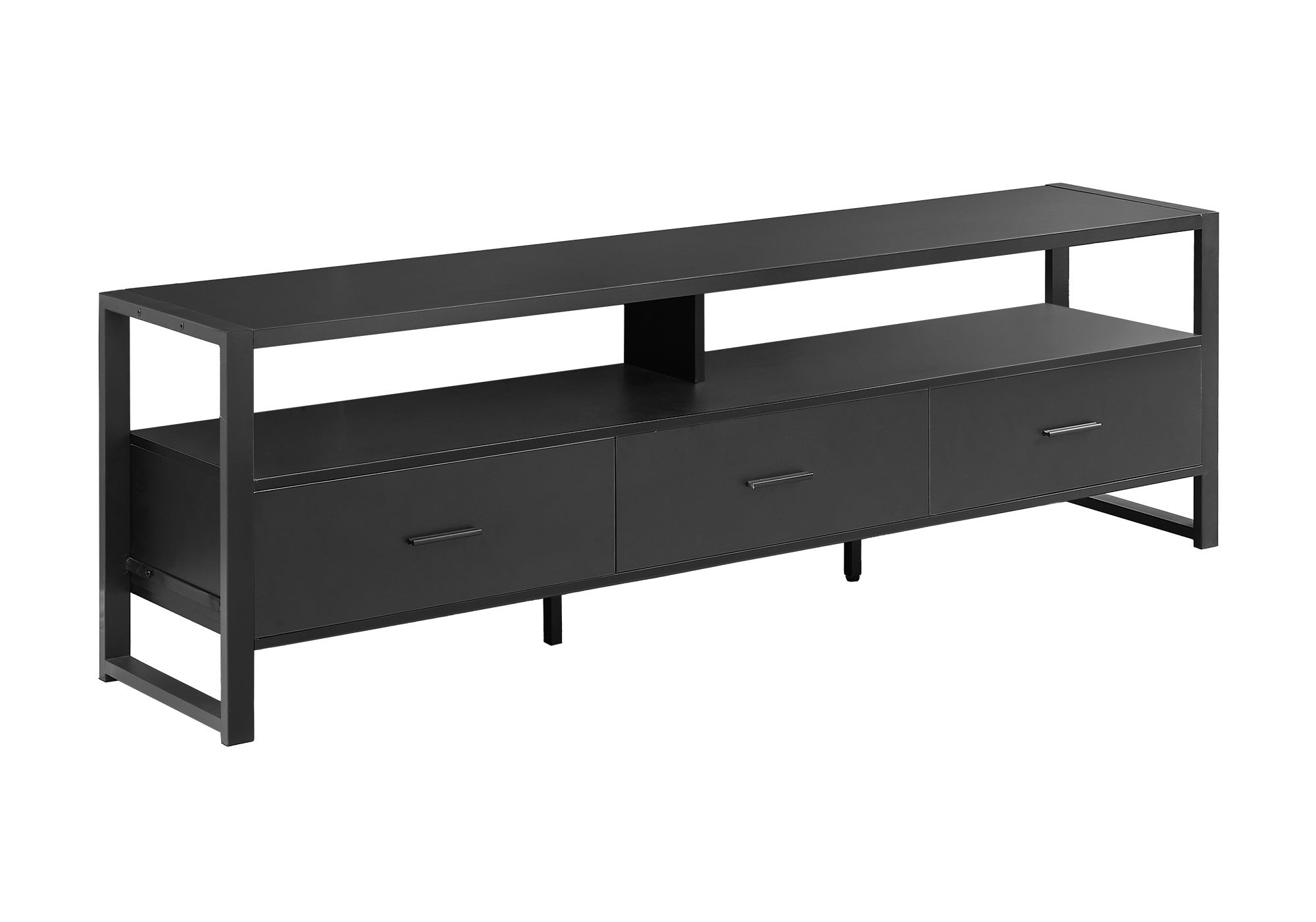 MEUBLE TV - 72"L / NOIR / METAL NOIR – I 2845
