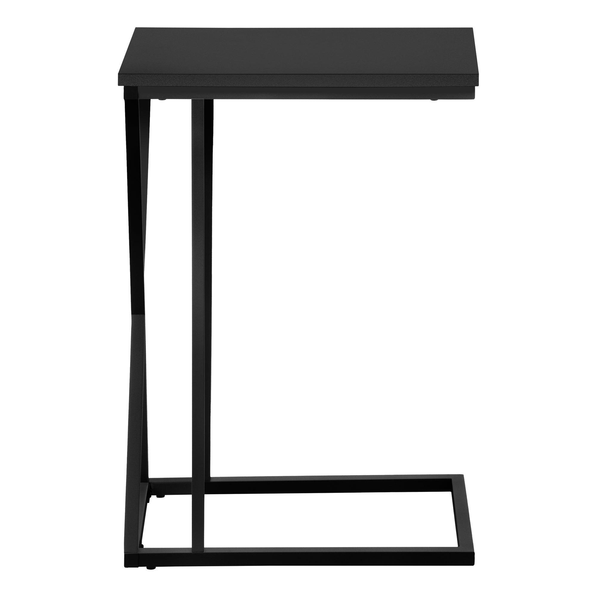 TABLE DE CHEVET - 25"H / NOIR / METAL NOIR – I 3247.