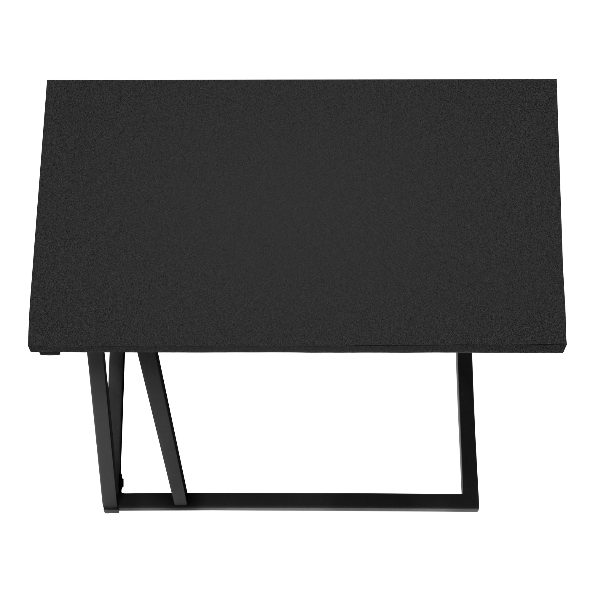 TABLE DE CHEVET - 25"H / NOIR / METAL NOIR – I 3247.
