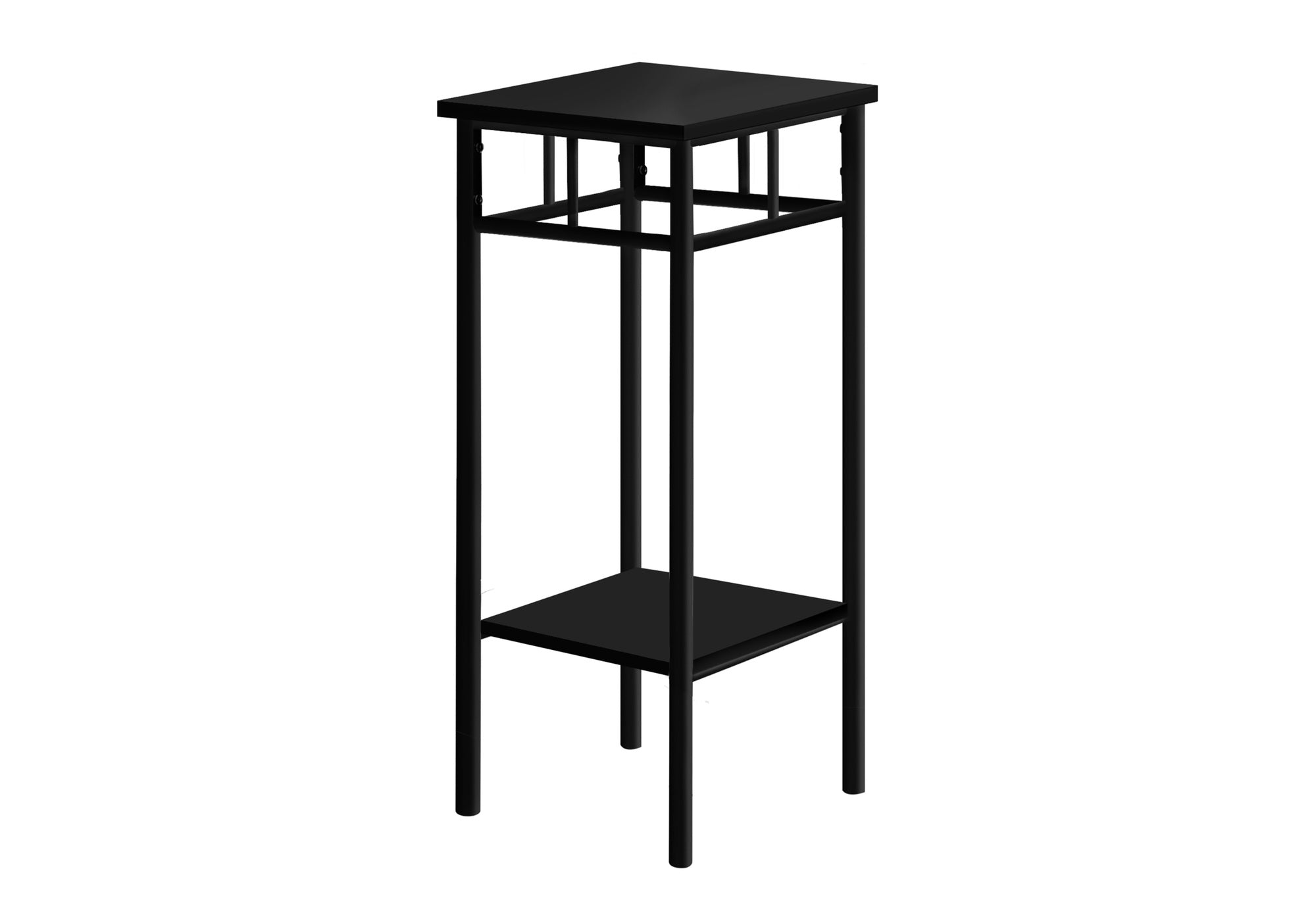 TABLE DE CHEVET - 28"H / NOIR / METAL NOIR – I 3278.