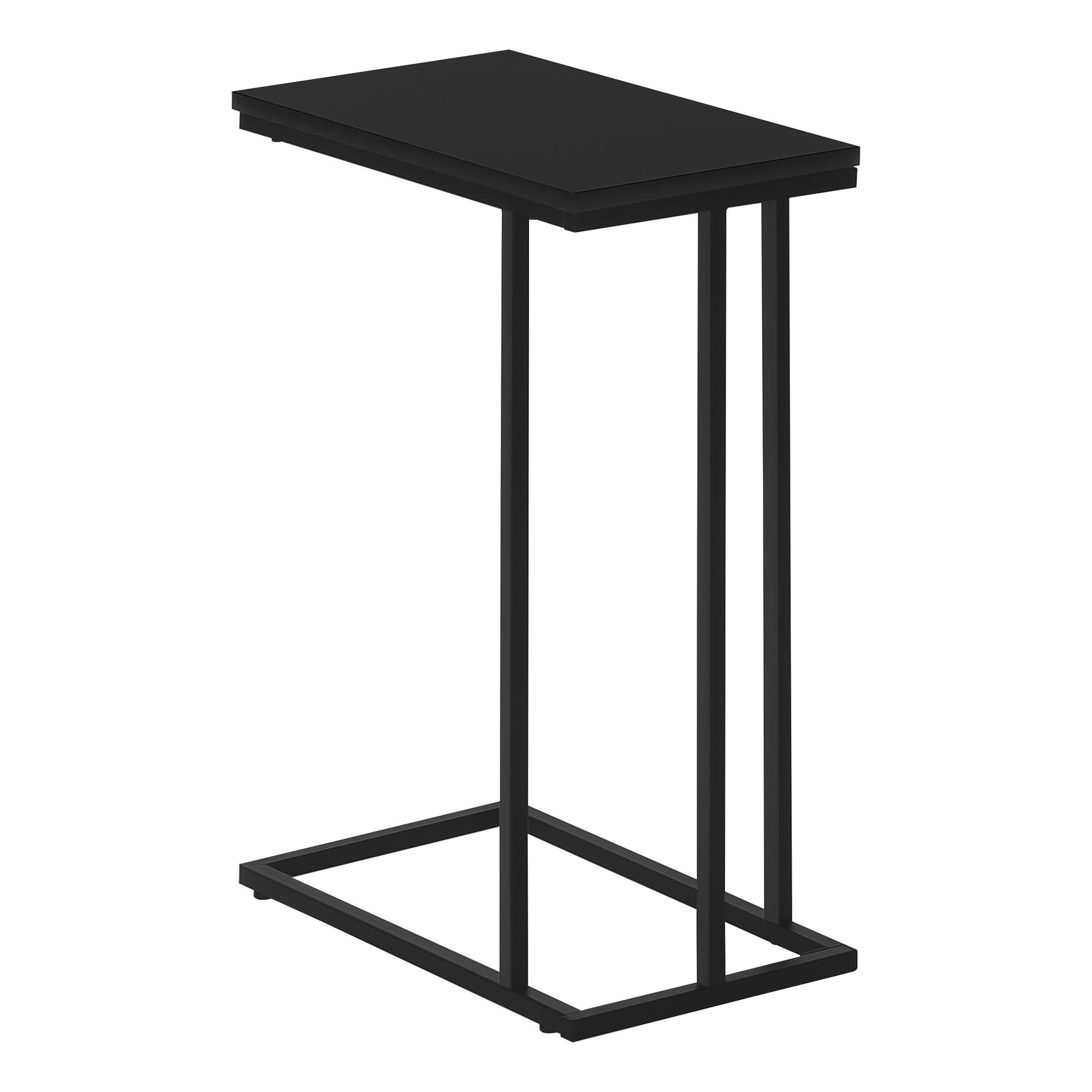 TABLE DE CHEVET - 25"H / NOIR / METAL NOIR – I 3467.