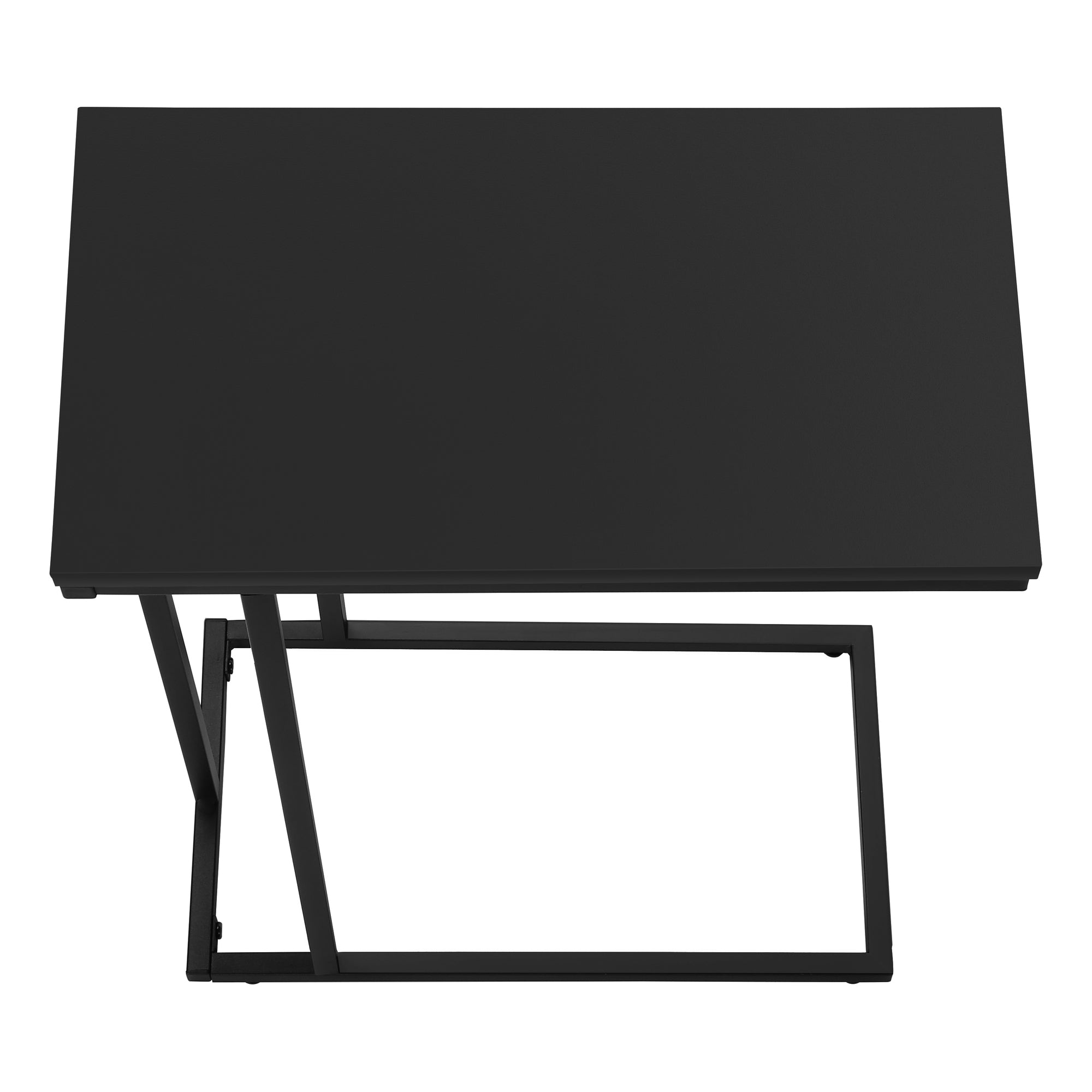 TABLE DE CHEVET - 25"H / NOIR / METAL NOIR – I 3467.