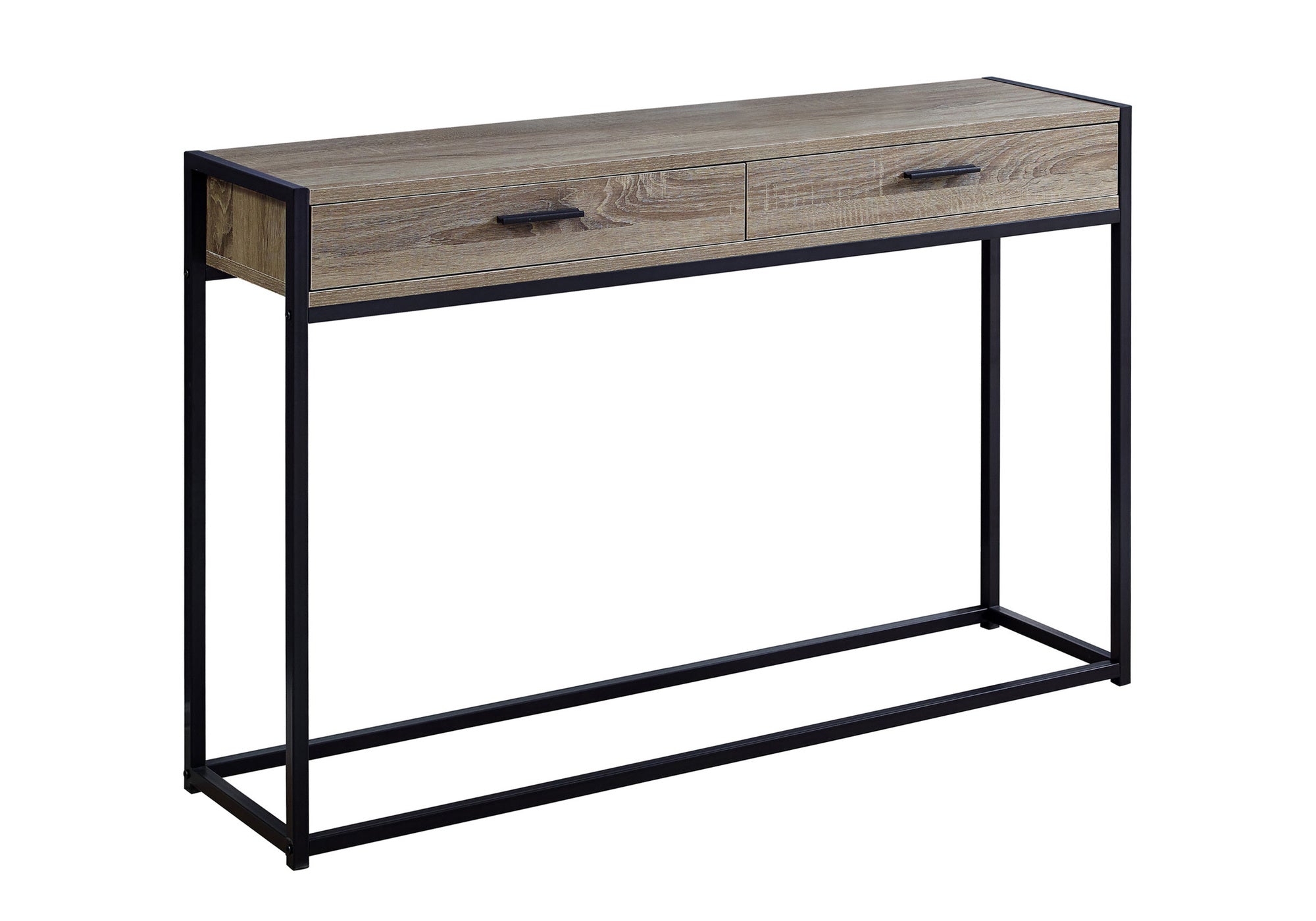 TABLE D'APPOINT - 48"L / CONSOLE D'ENTREE TAUPE FONCE – I 3511.