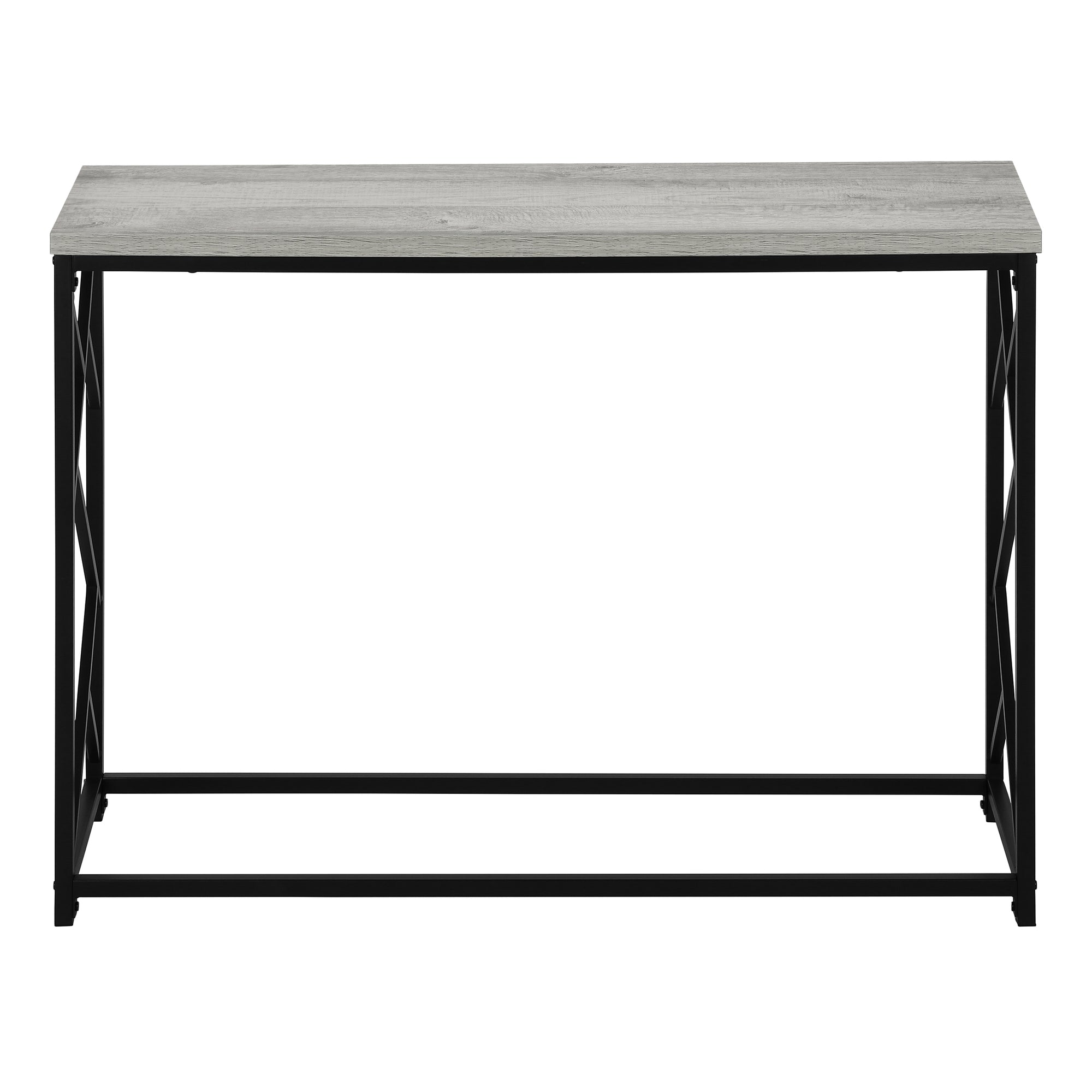 TABLE D'APPOINT - 44"L / CONSOLE D'ENTREE GRIS / NOIR – I 3532.