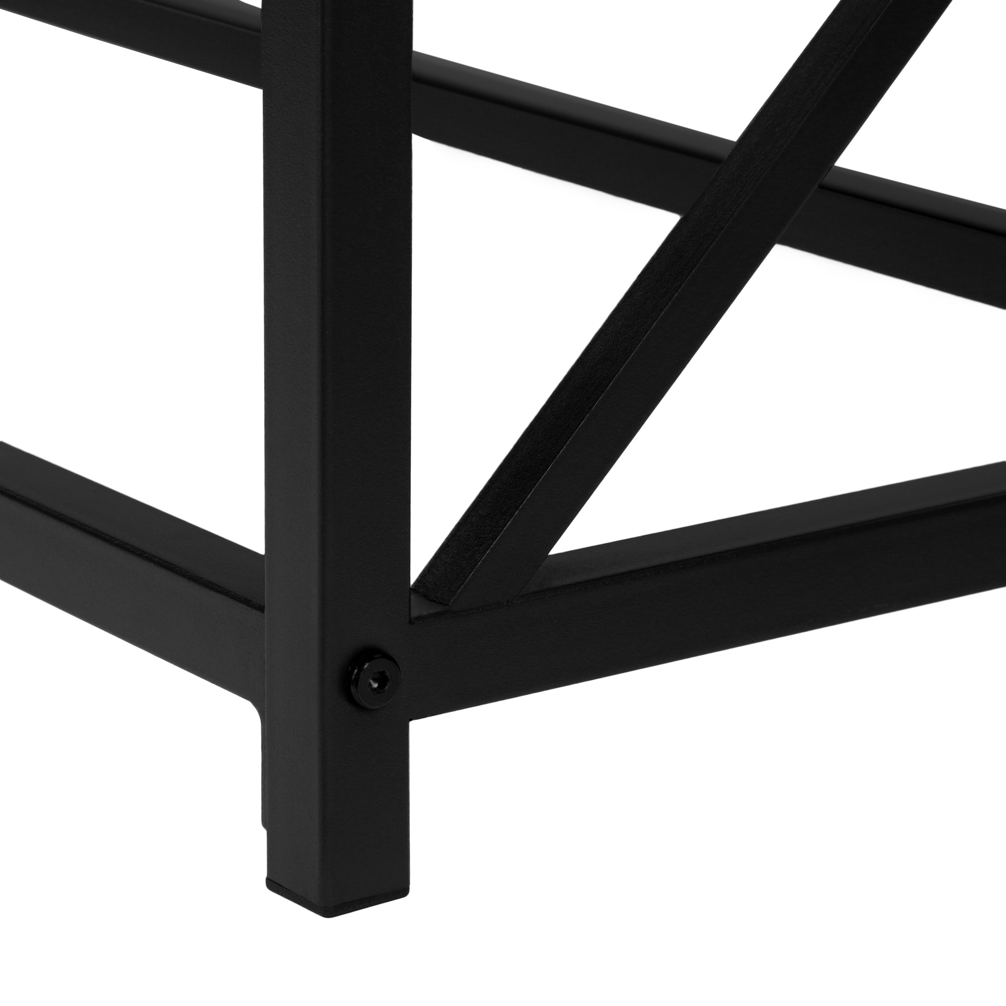 TABLE D'APPOINT - 44"L / CONSOLE D'ENTREE GRIS / NOIR – I 3532.