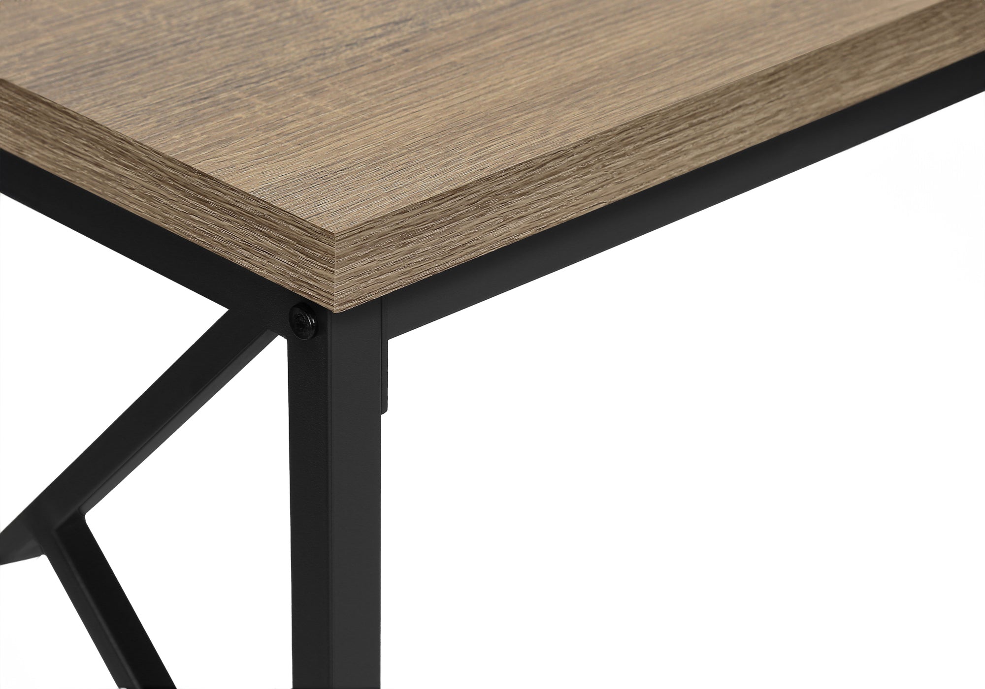 TABLE D'APPOINT - 44"L / CONSOLE D'ENTREE TAUPE / NOIR – I 3533.