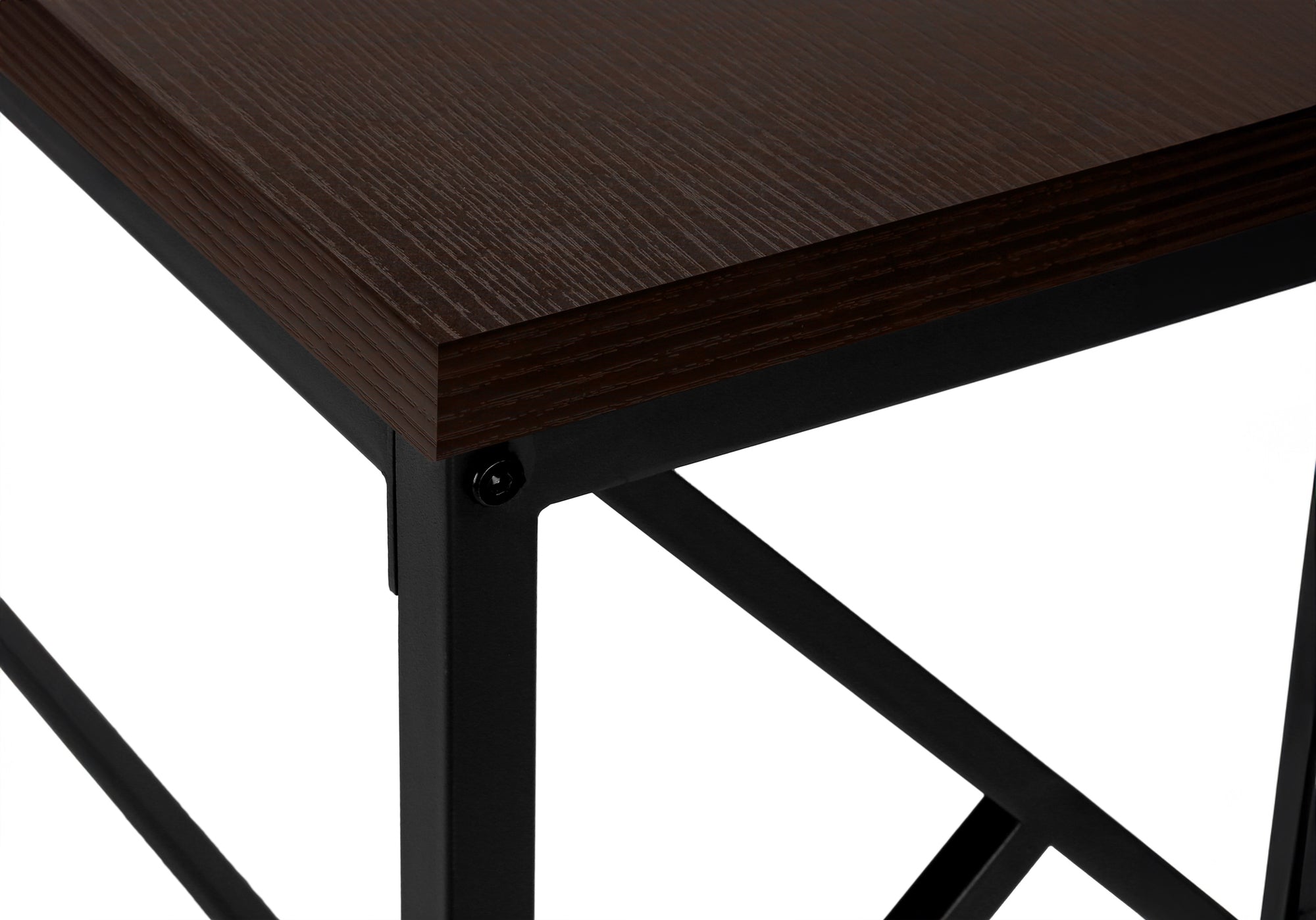 TABLE D'APPOINT - 44"L / CONSOLE D'ENTREE ESPRESSO / NOIR – I 3534.